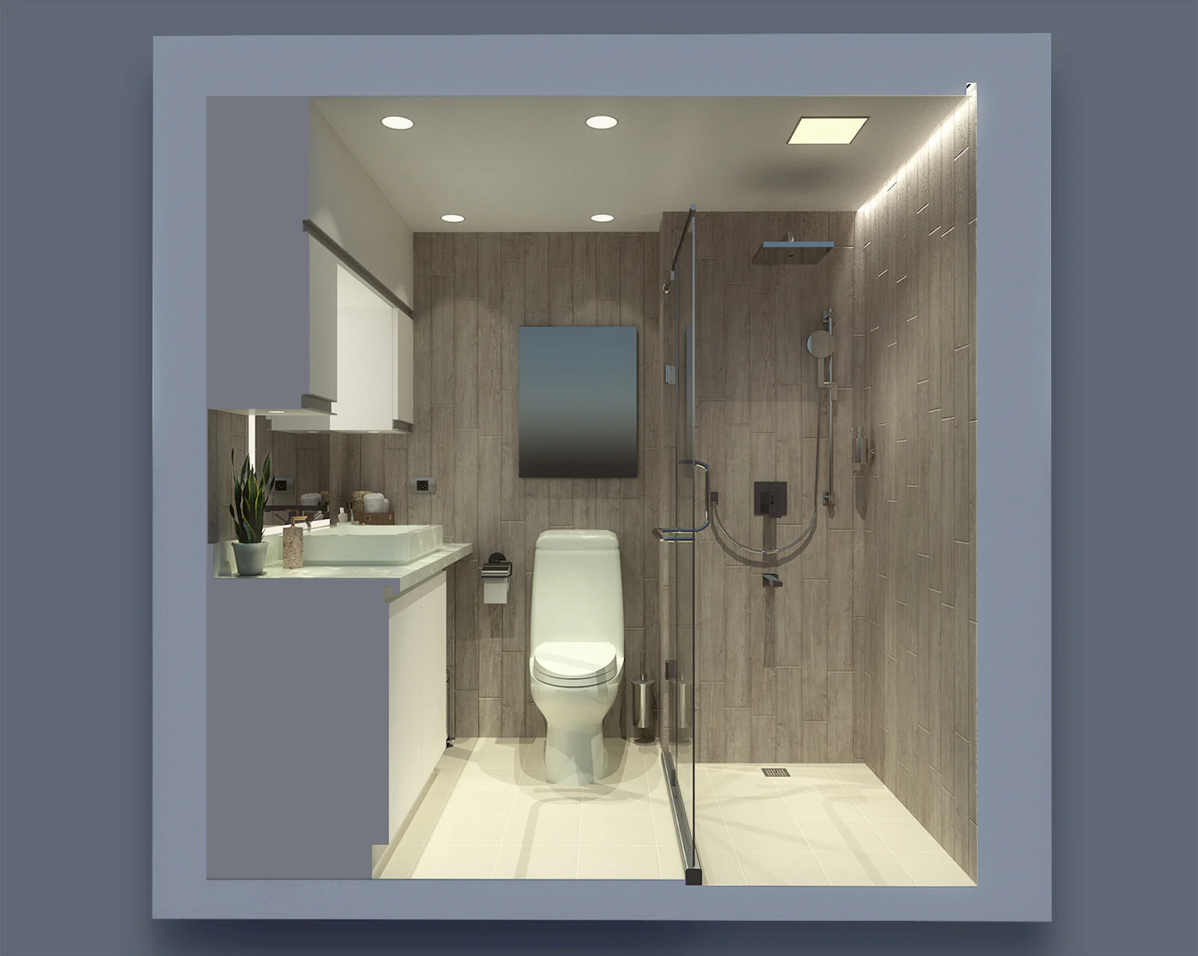Bathroom Design for Shell Residences Condominium Unit by Calderon ...
