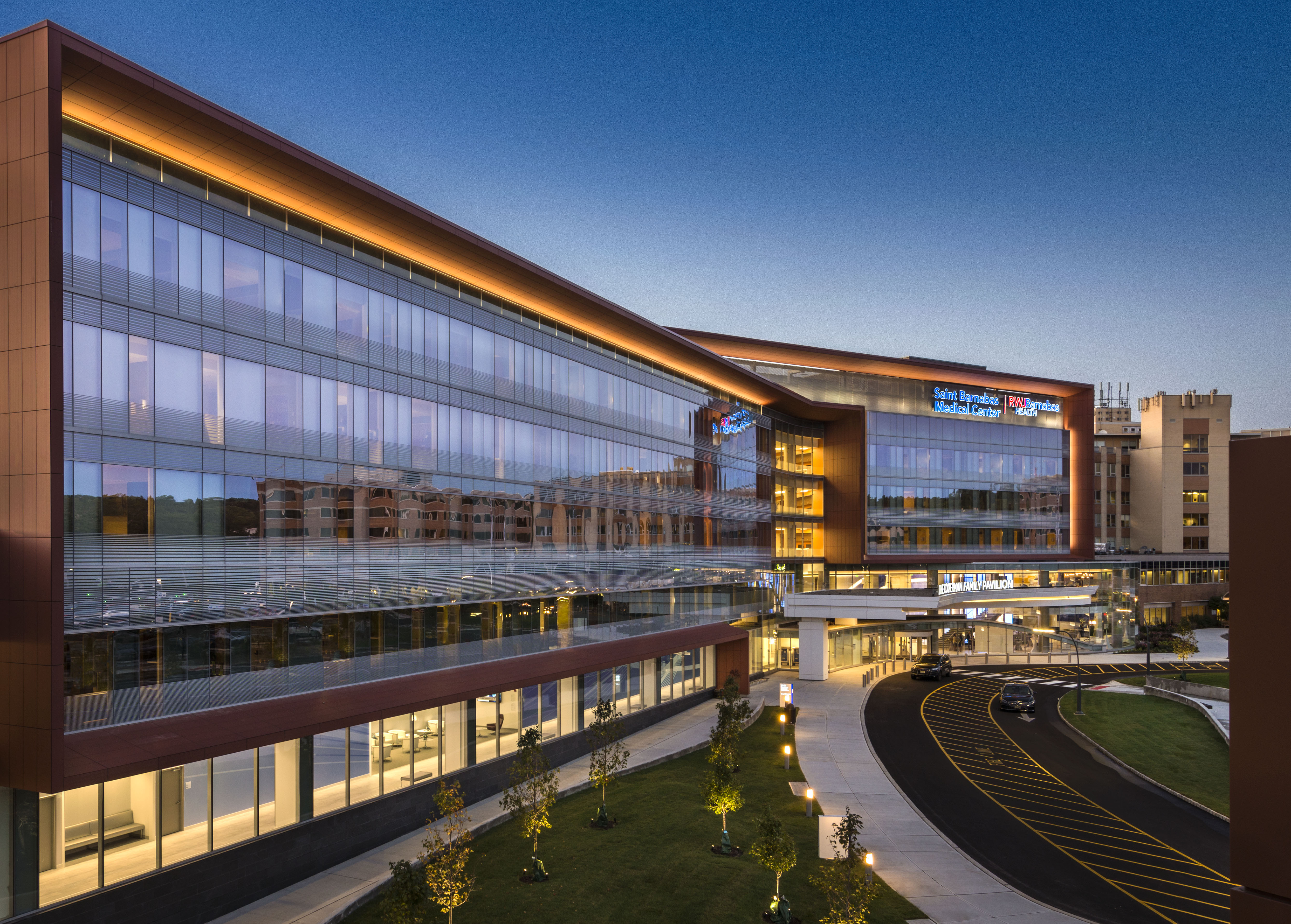 St. Barnabas Medical Center the Cooperman Family Pavilion Architizer