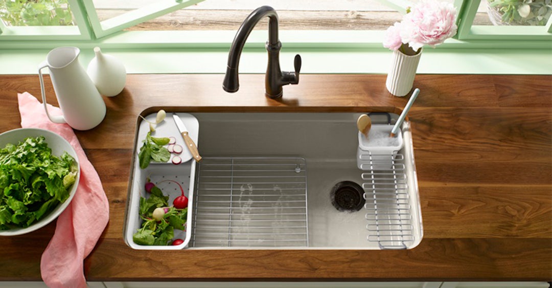ergonomic kitchen sink height