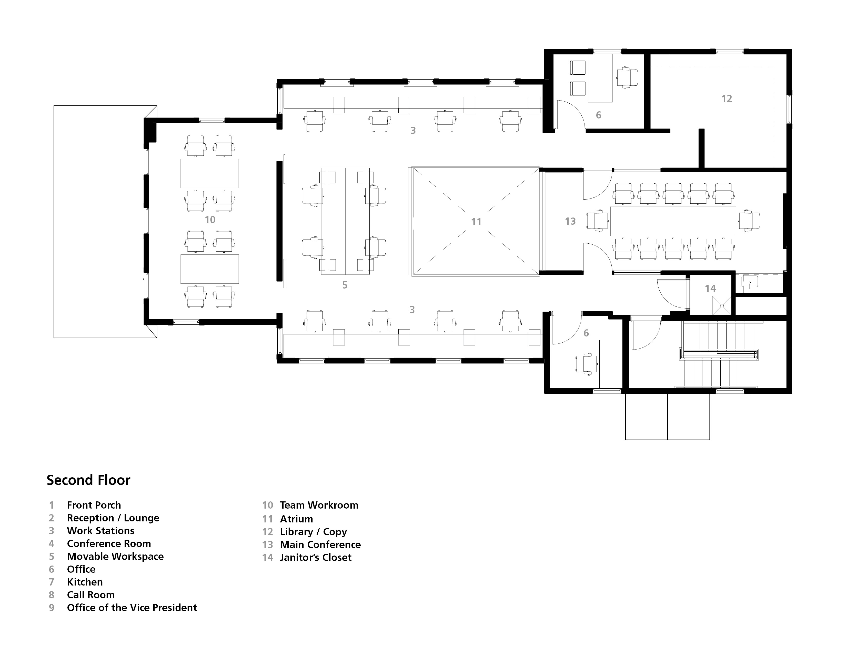Quinnipiac University Brand Strategy Group by Amenta Emma Architects