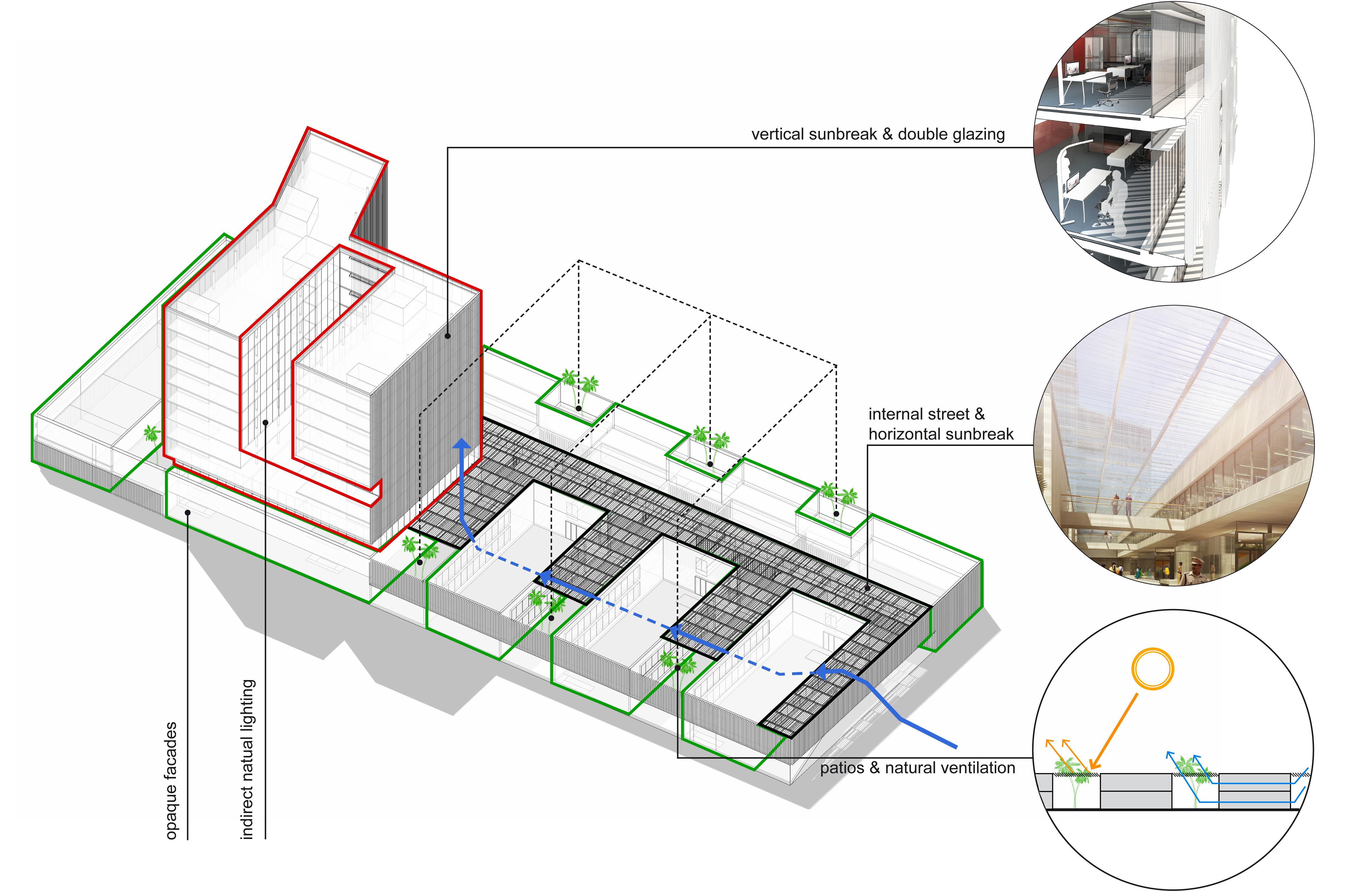 Idea 2588106: AHMEDABAD POLICE HEADQUARTERS by ENIA ARCHITECTES ...