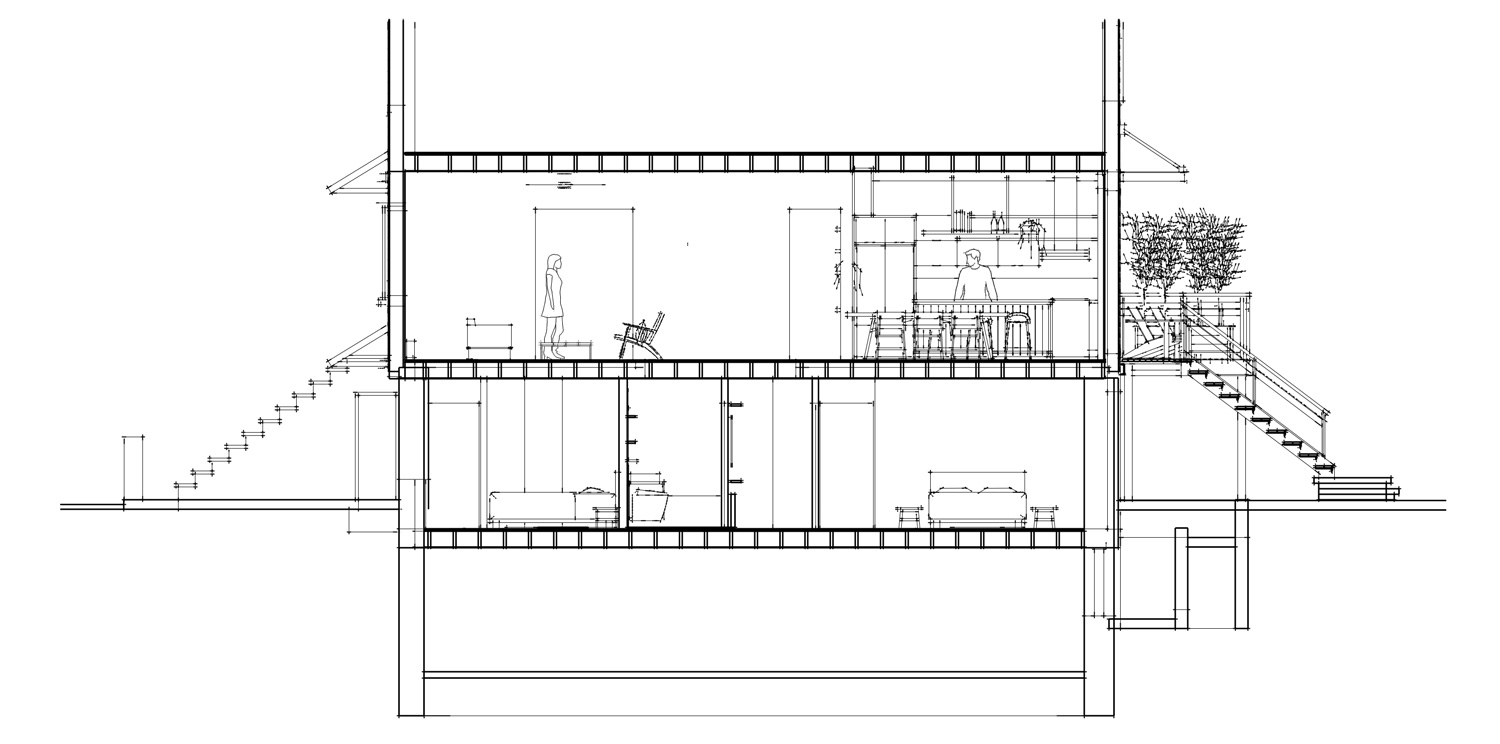 East Williamsburg Townhouse Gut Renovation by Adi Gershoni Architect