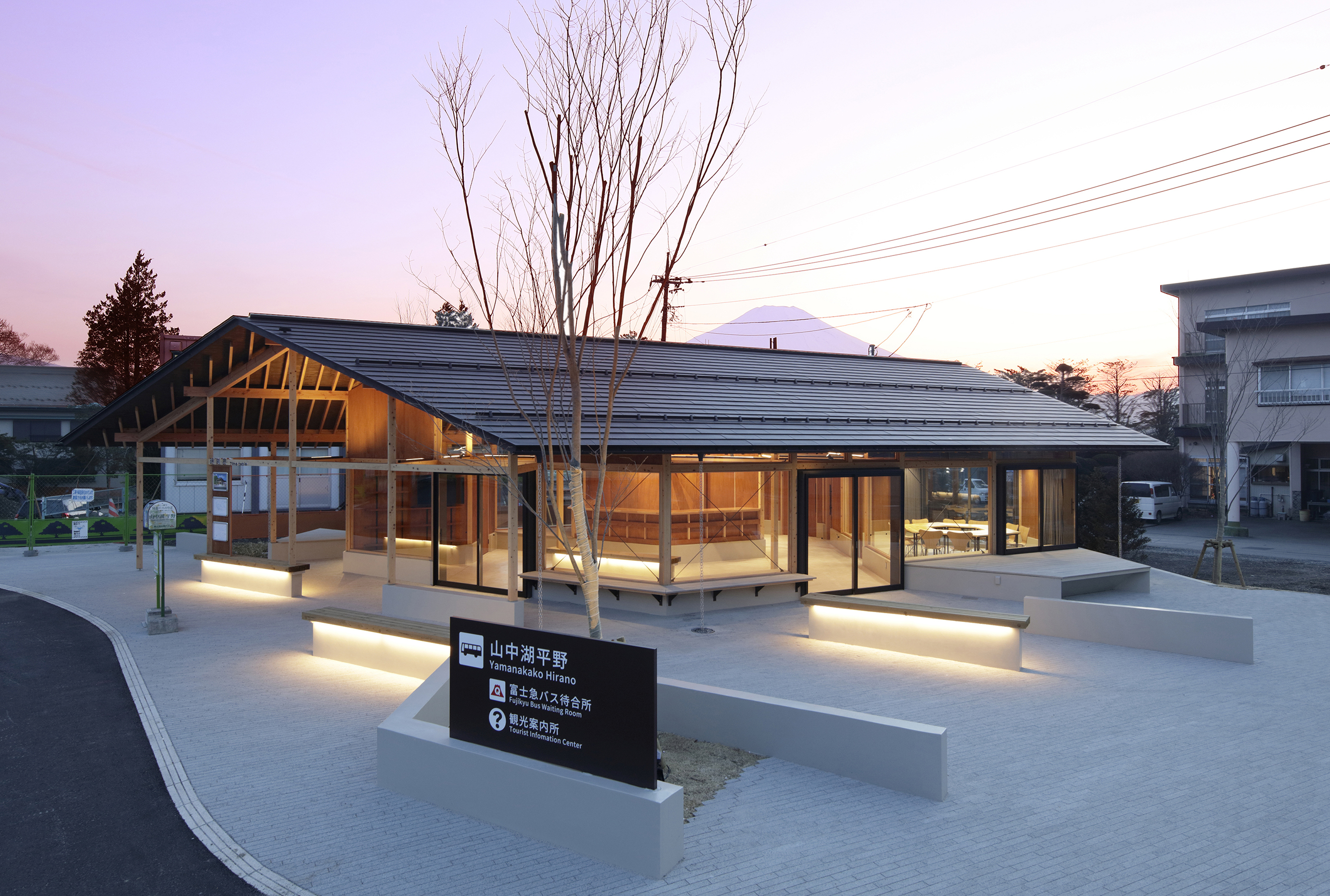 BUS TERMINAL AND TOURIST CENTER IN YAMANAKAKO VILLAGE by ...