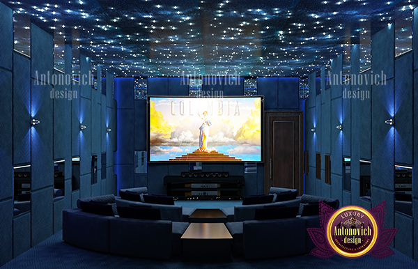Grand Majestic Home Theater Interior by LUXURY ANTONOVICH DESIGN ...