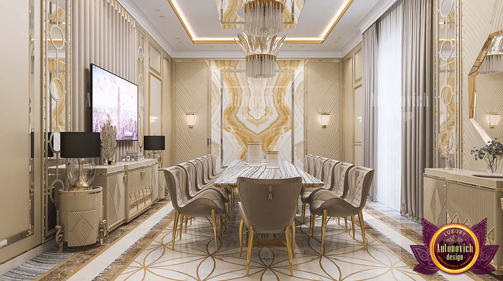 Regal Dining Area for Luxury by LUXURY ANTONOVICH DESIGN - Architizer