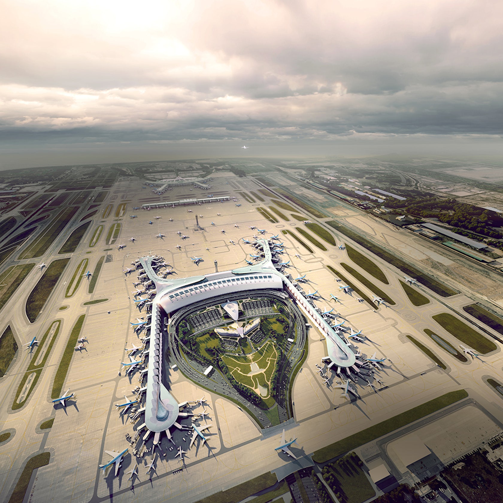 Incheon International Airport Terminal 2 Extension by HAEAHN ...