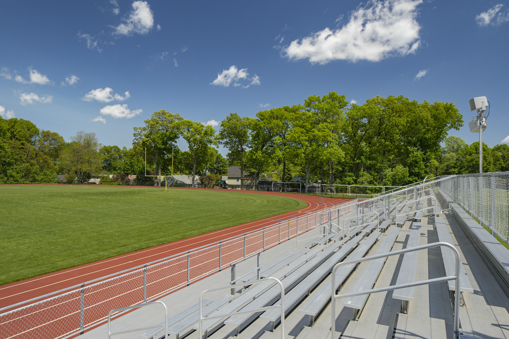 Midland Park High School Athletic Field Track & Bleachers by Solutions Architecture Architizer