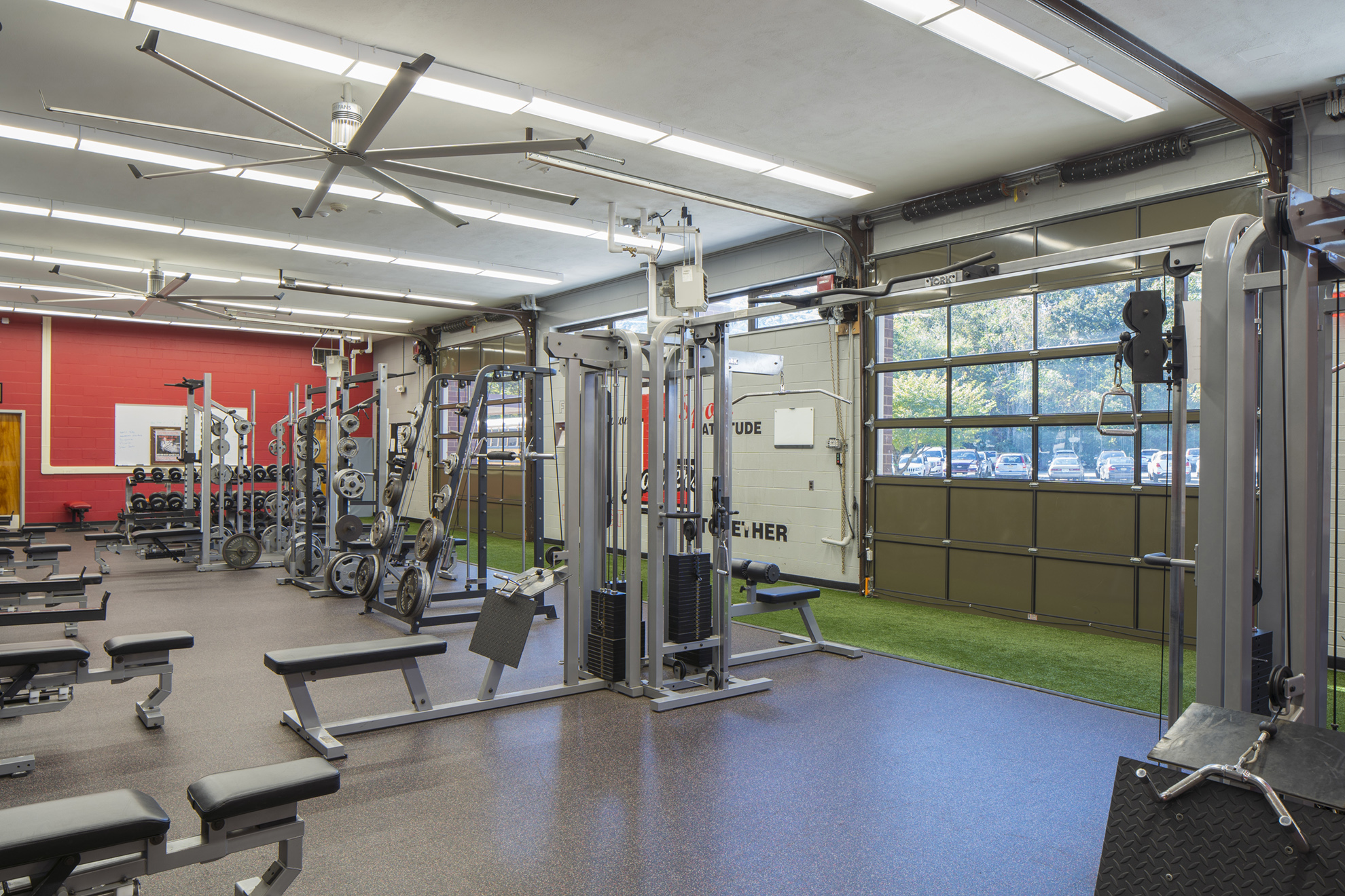 Lakeland Regional High School Weight Room (+Locker Rooms) Architizer