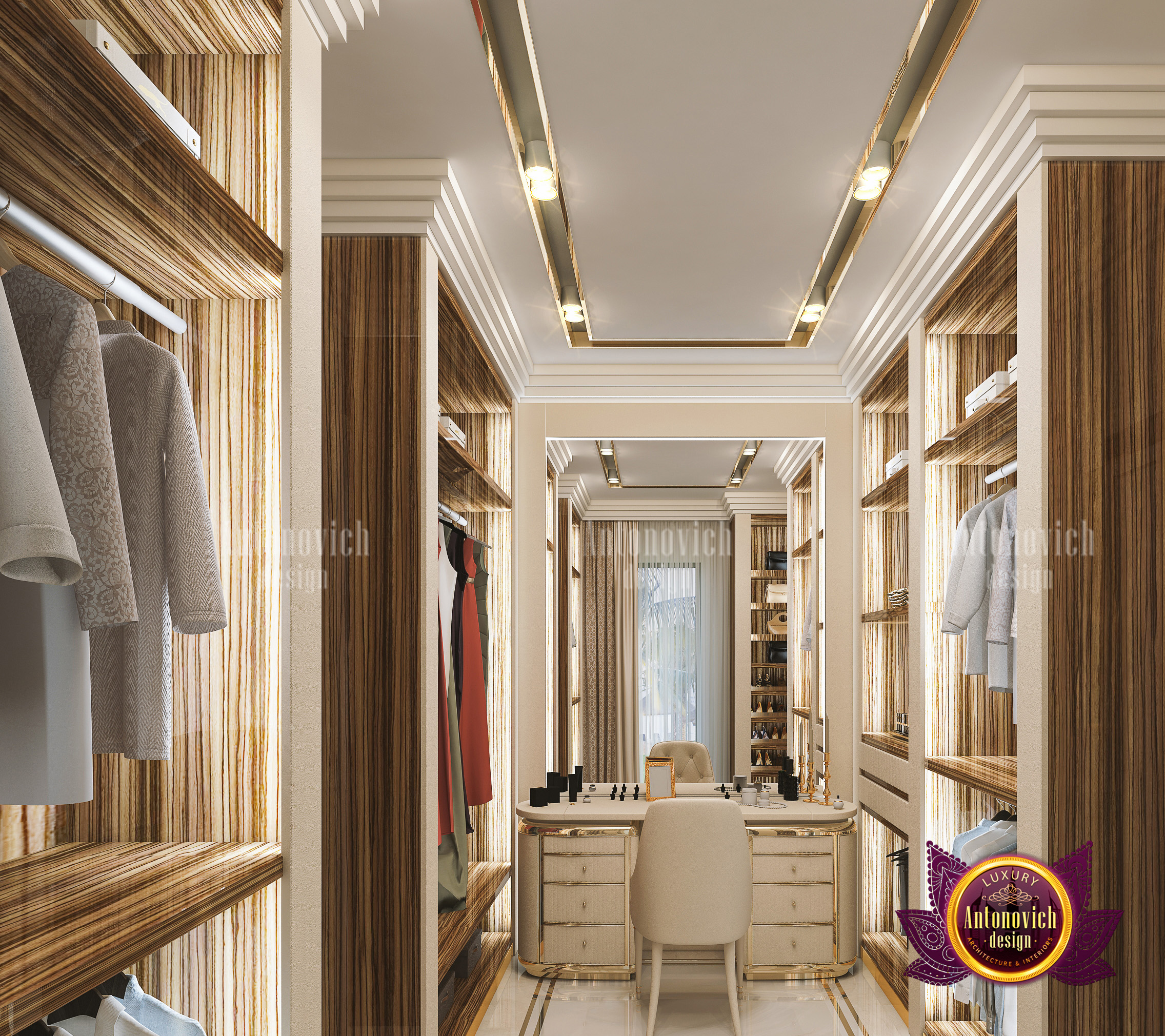 Grandest Luxury Closet Interior Design by LUXURY ANTONOVICH DESIGN ...