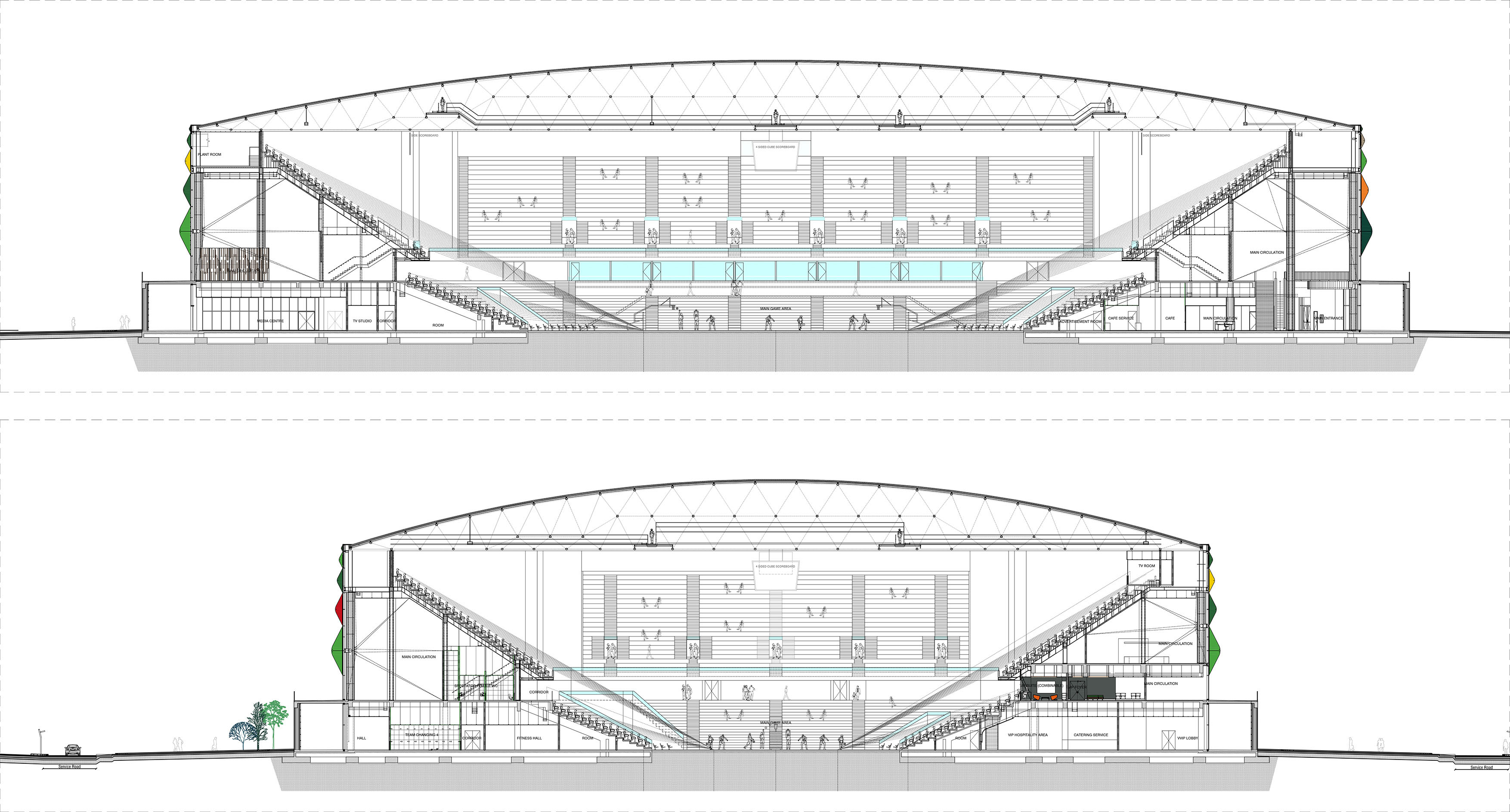 Idea 2744938: Dakar Arena Multi Functional Sports Hall by Yazgan Design ...