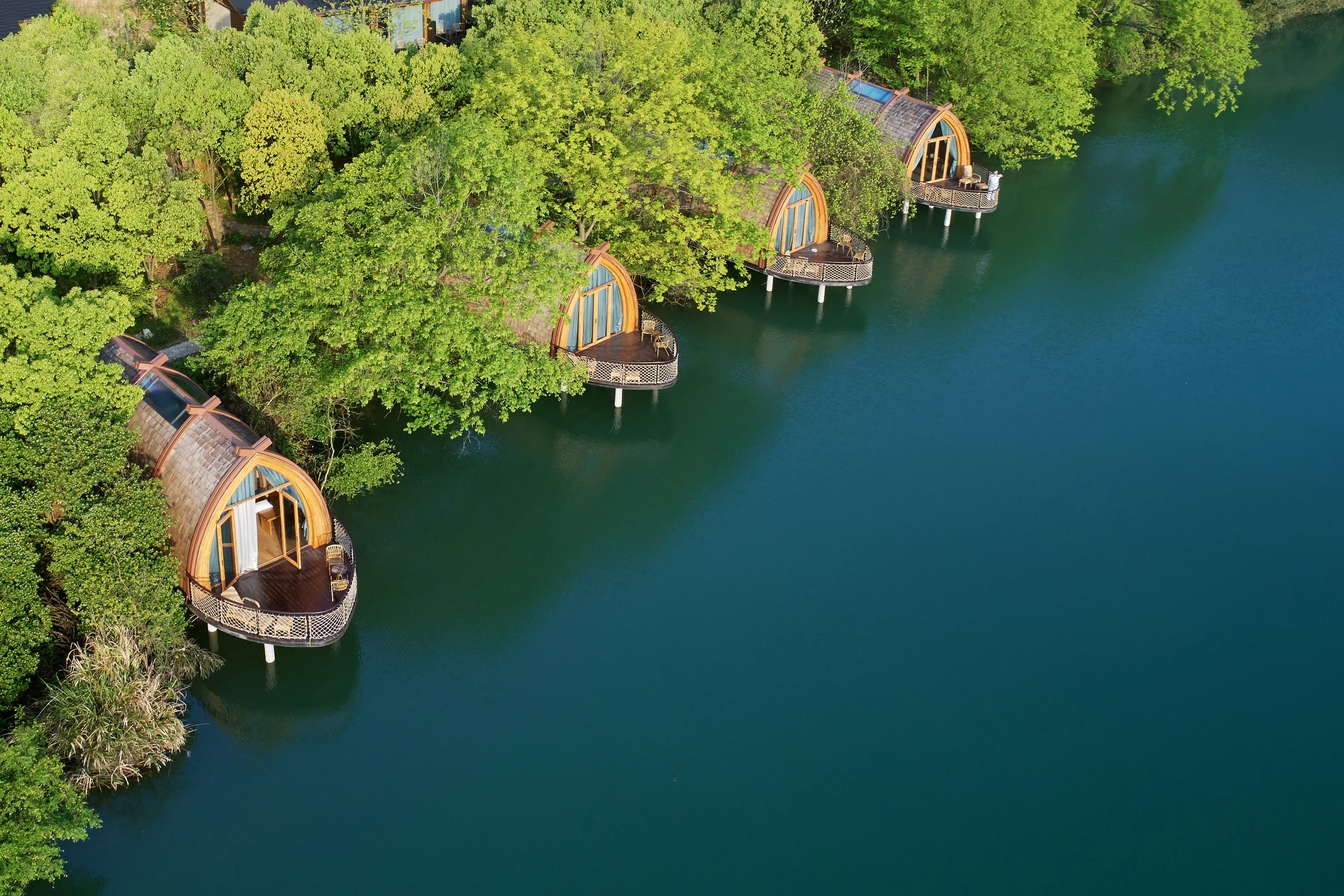 Boat Rooms on the Fuchun River