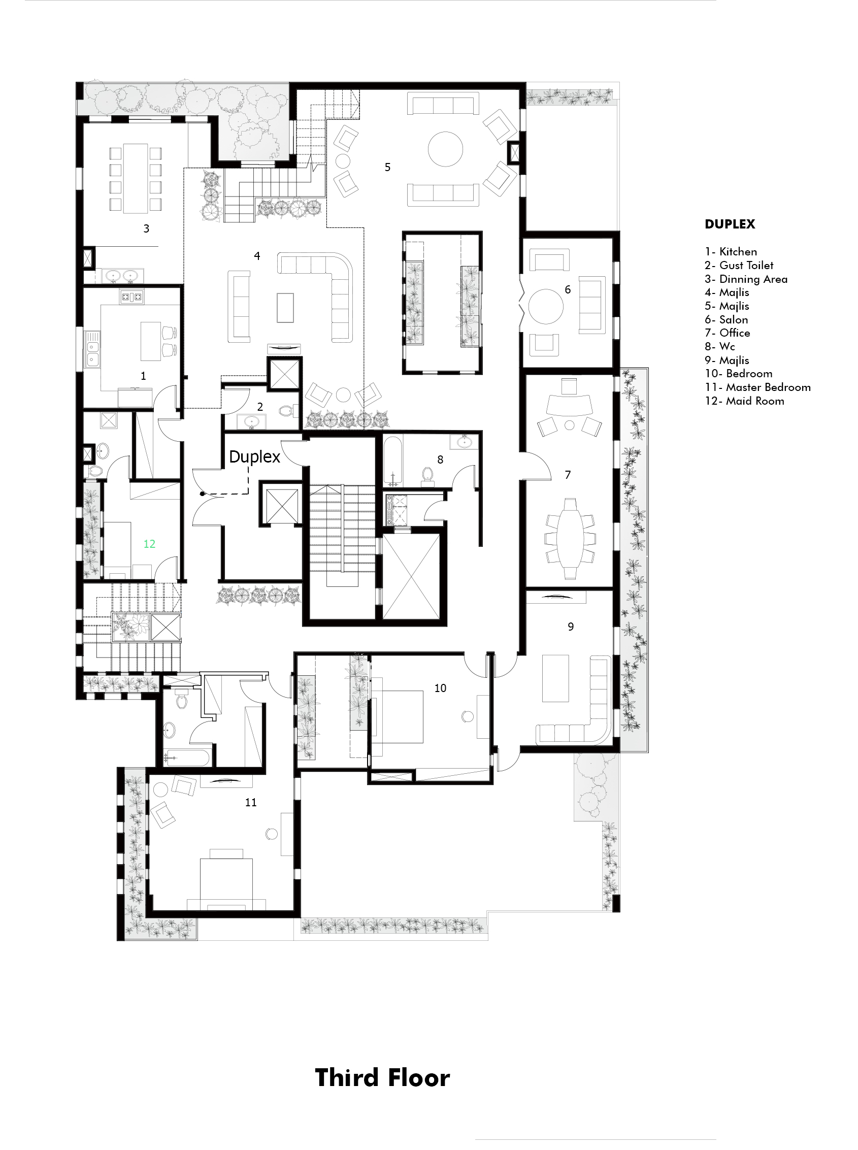 MECCA RESIDENCE by Saif Mourad Creations SMC Architizer