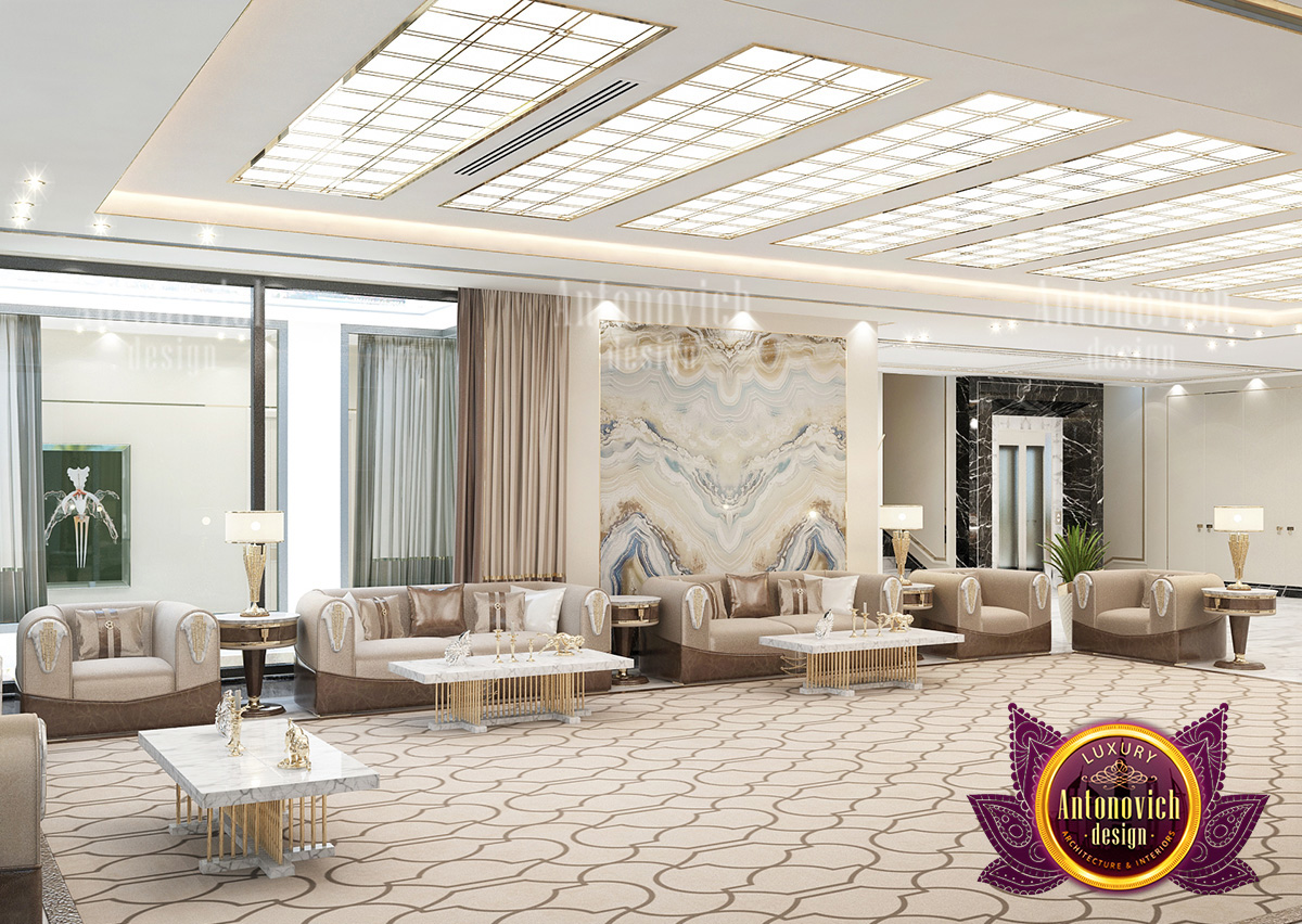 Spacious Luxury Hall Interior Design by LUXURY ANTONOVICH DESIGN ...