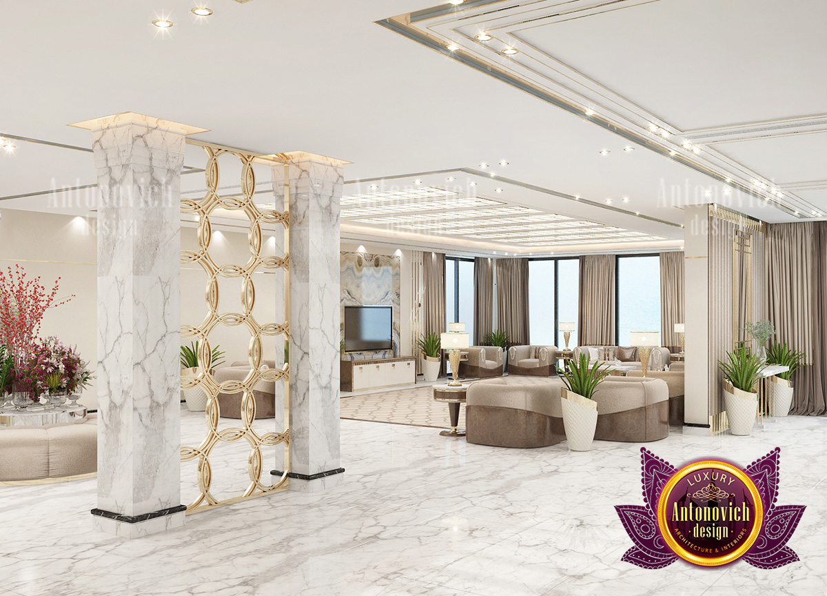 Spacious Luxury Hall Interior Design by LUXURY ANTONOVICH DESIGN ...