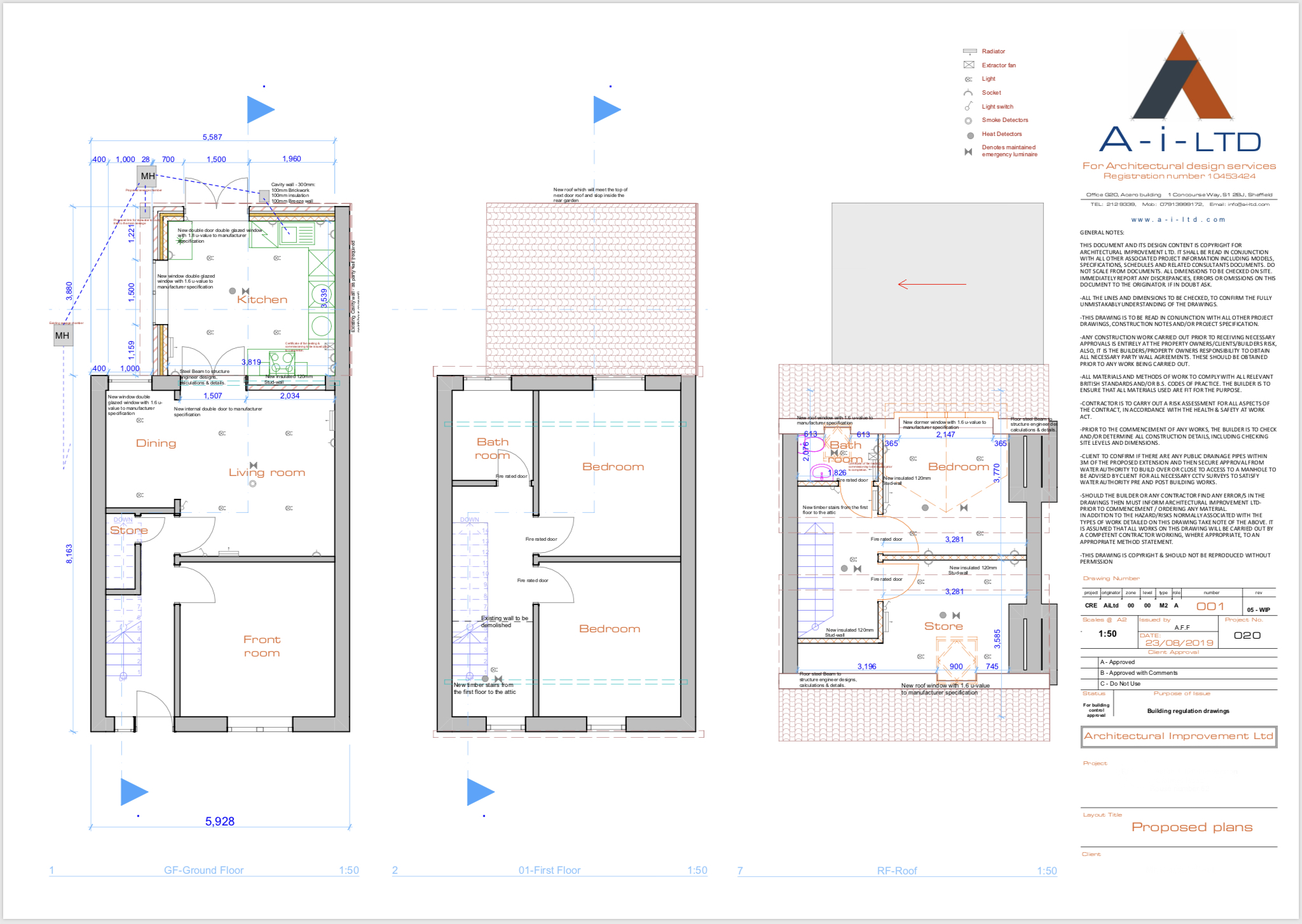 House extension and loft conversion by Architectural improvement ltd