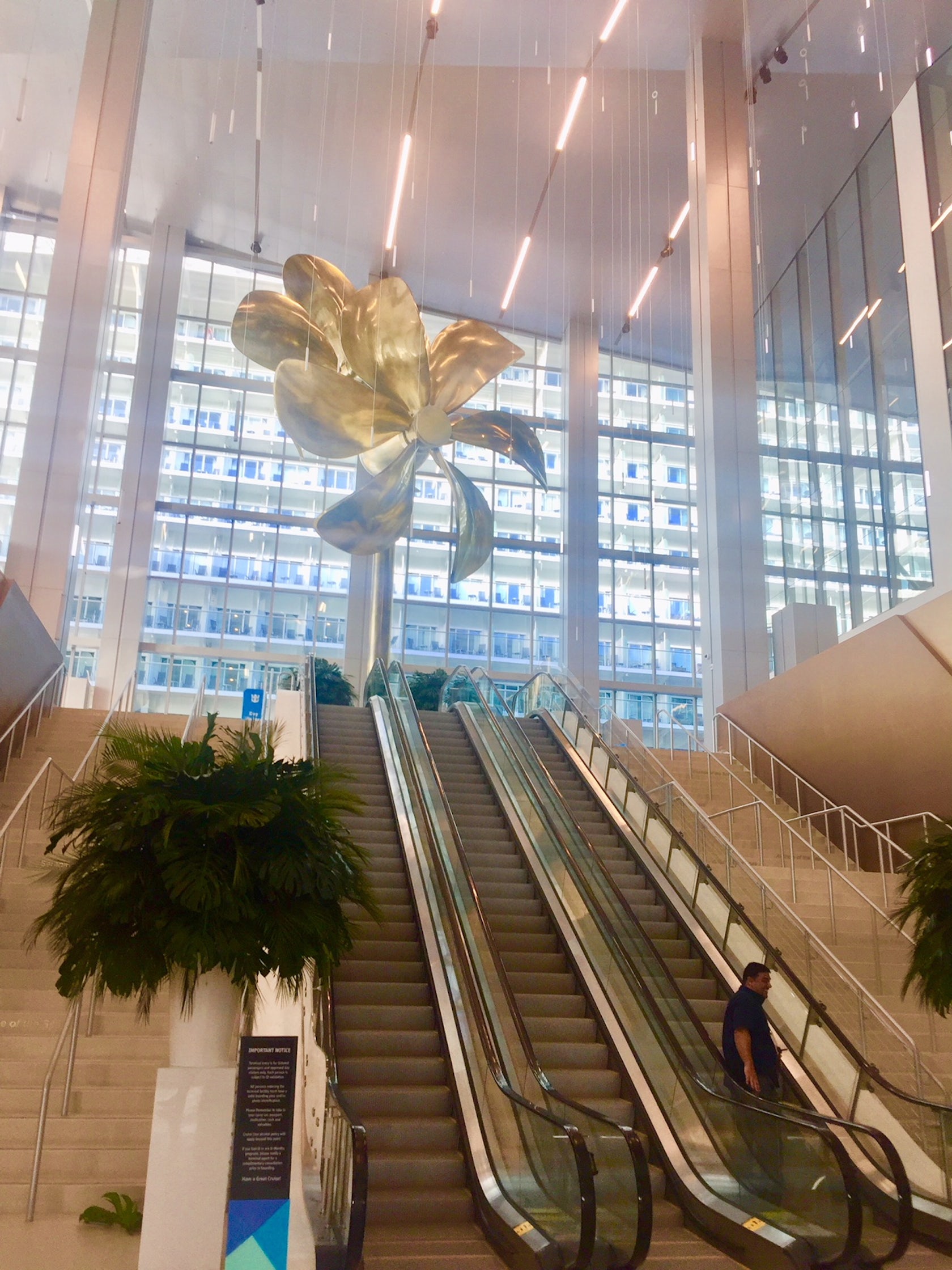 Port of Miami Royal Caribbean Cruise Terminal A "The Crown of Miami" by