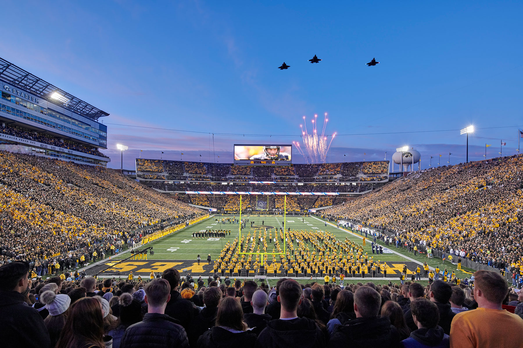 Kinnick Stadium North End Zone Architizer