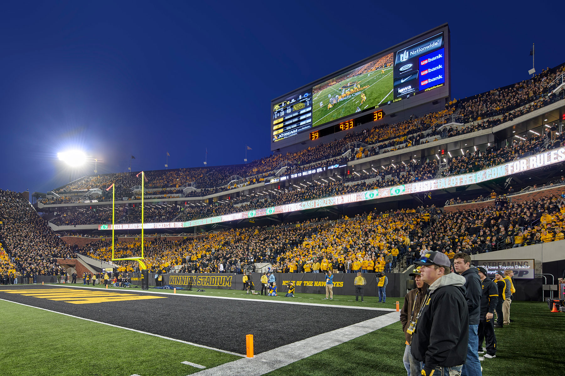 Kinnick Stadium North End Zone Architizer