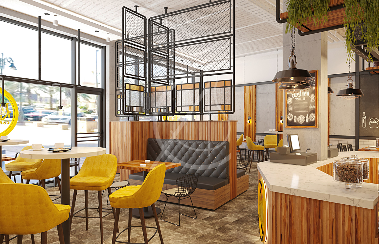 Idea 2924504: Kim Cafe - Industrial Coffee House Design by Comelite ...