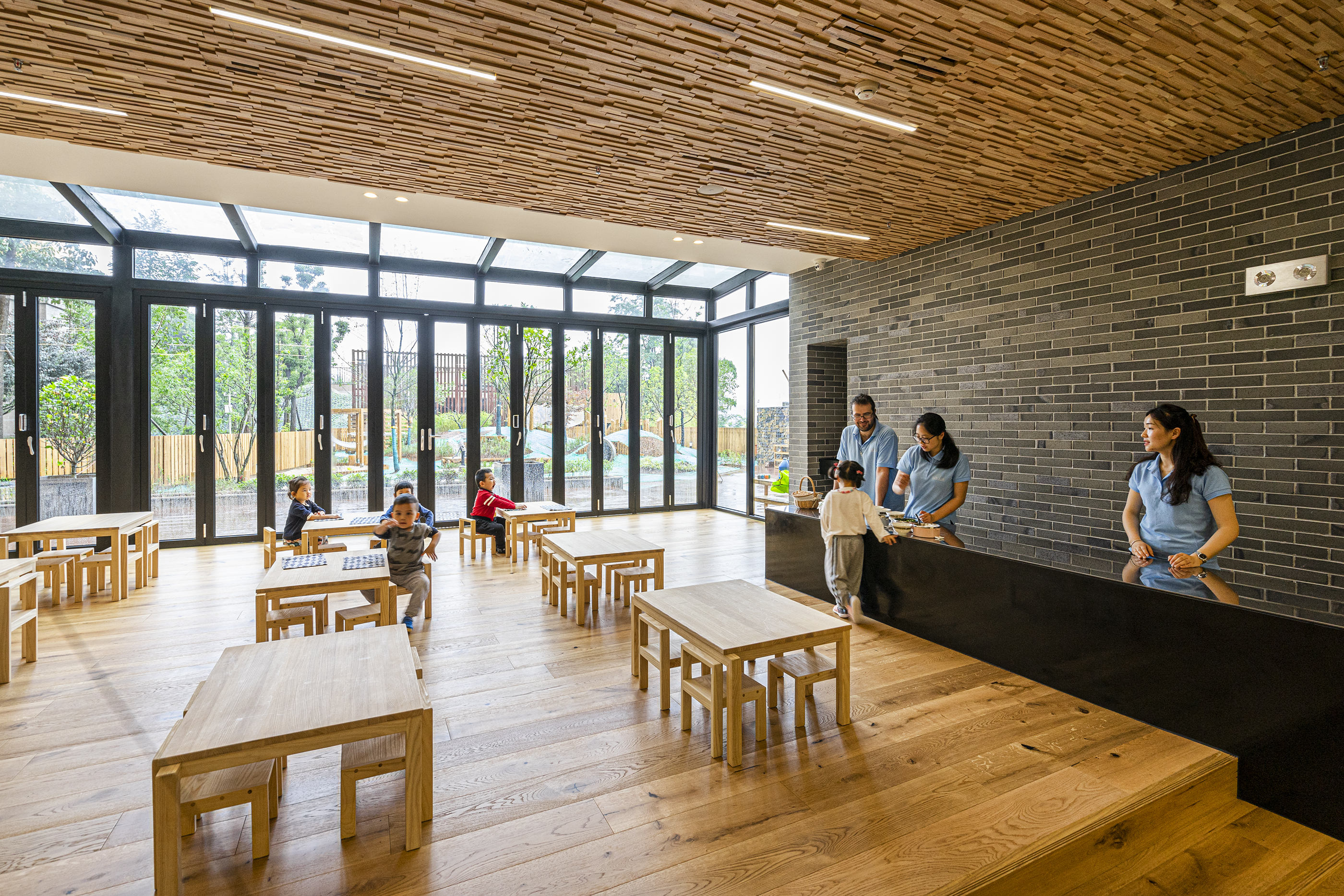 KM Kindergarten and Nursery by HIBINOSEKKEI+Youji no Shiro - Architizer