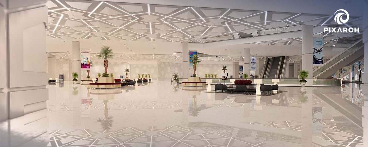 King Fahd International Airport by Pixarch 3D Architectural Visualization Company Architizer