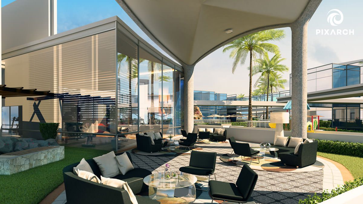 Dominion Mall And Apartments by Pixarch 3D Architectural Visualization