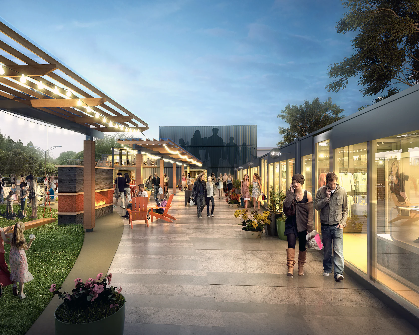 Popbox Container Park by inPLACE Design - Architizer