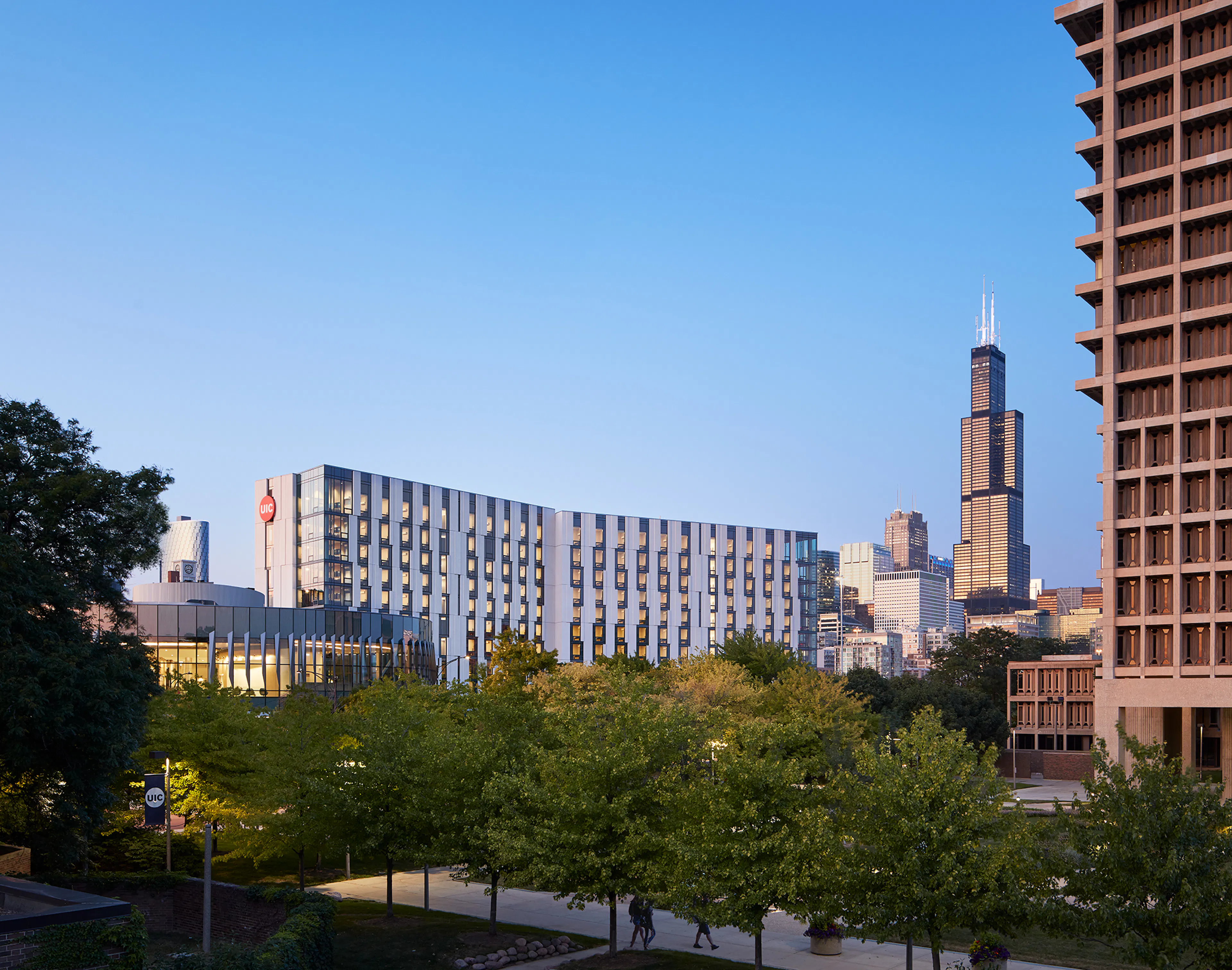 Academic and Residential Complex at the University of Illinois at Chicago