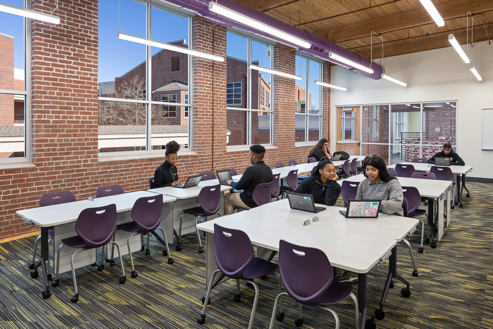 Hollis Building at Legacy Early College by Craig Gaulden Davis Architizer