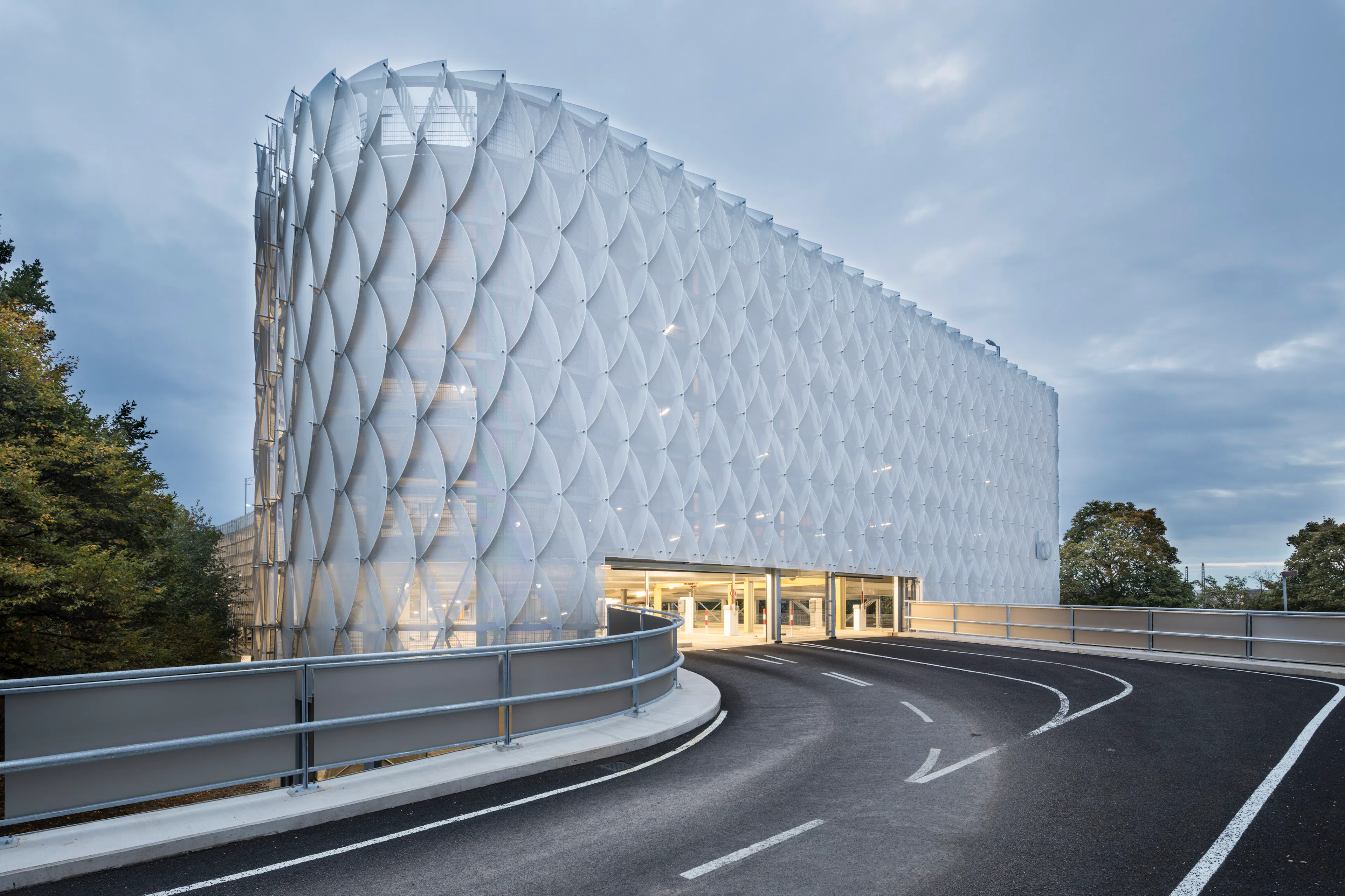 Parking Garage Facade P22a at the Cologne Exhibition Centre