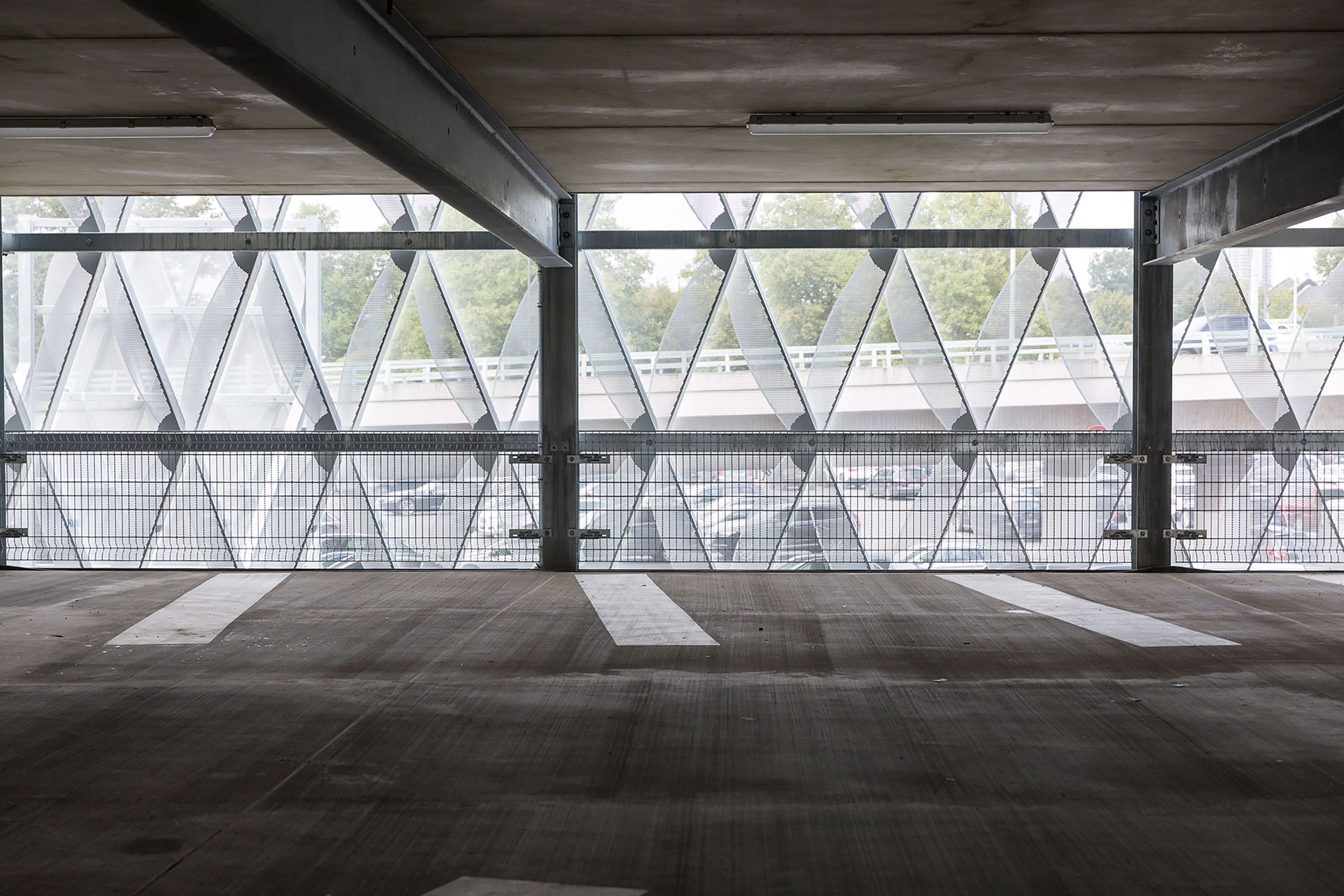 Parking Garage Facade P22a at the Cologne Exhibition Centre by wulf