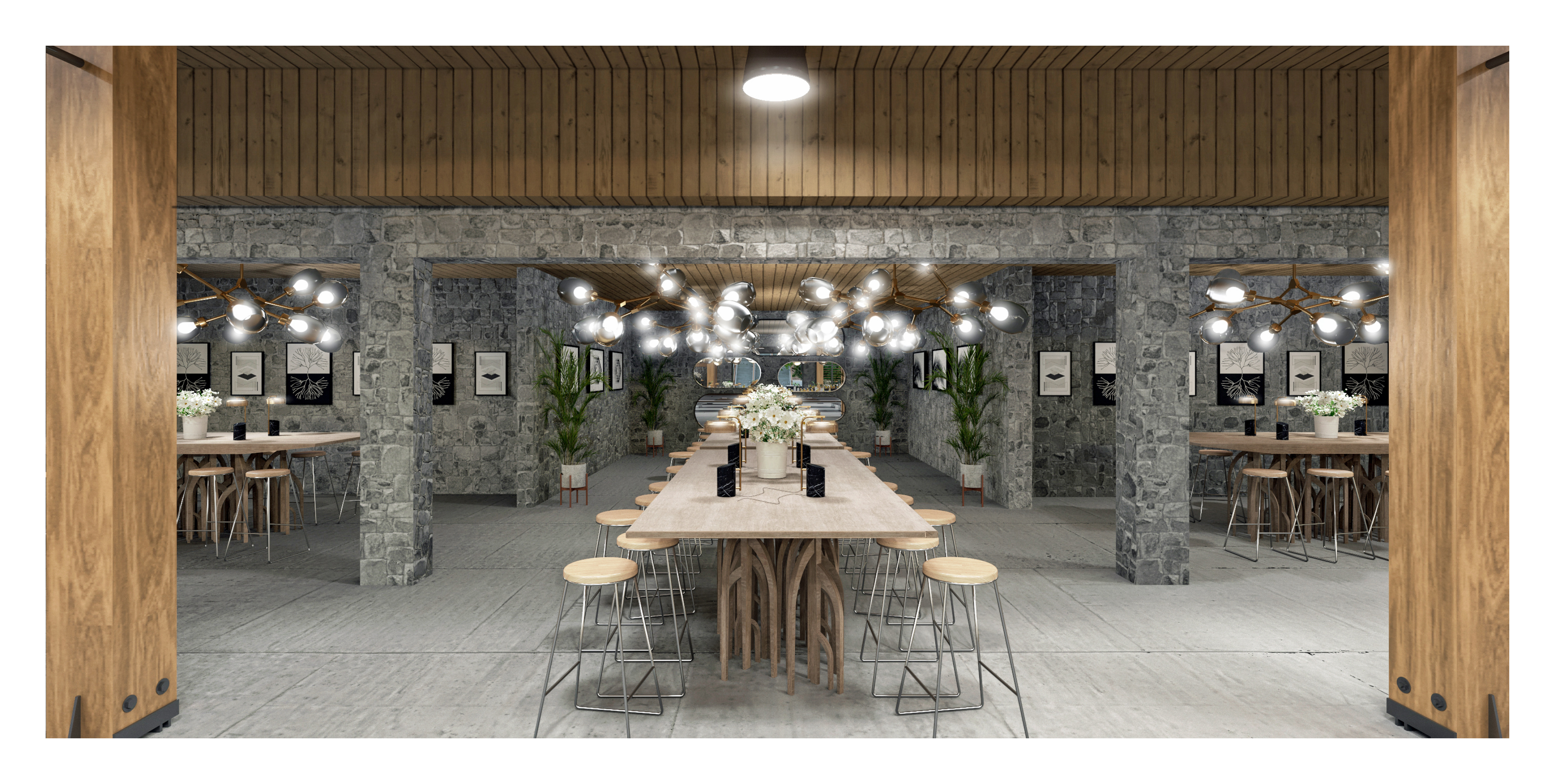 Nashville Beer Hall by BLUR Architizer