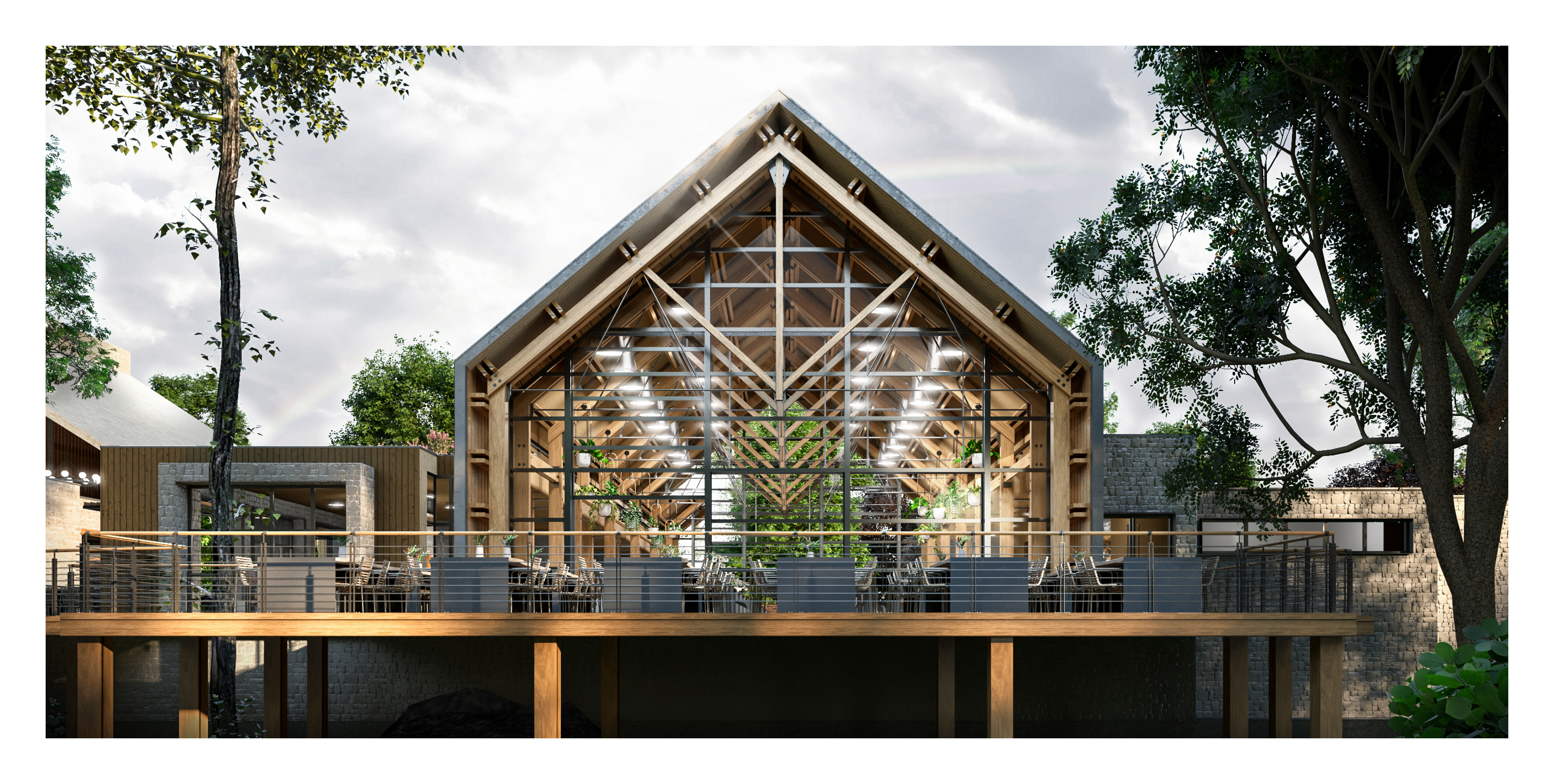 Nashville Beer Hall by BLUR Architizer