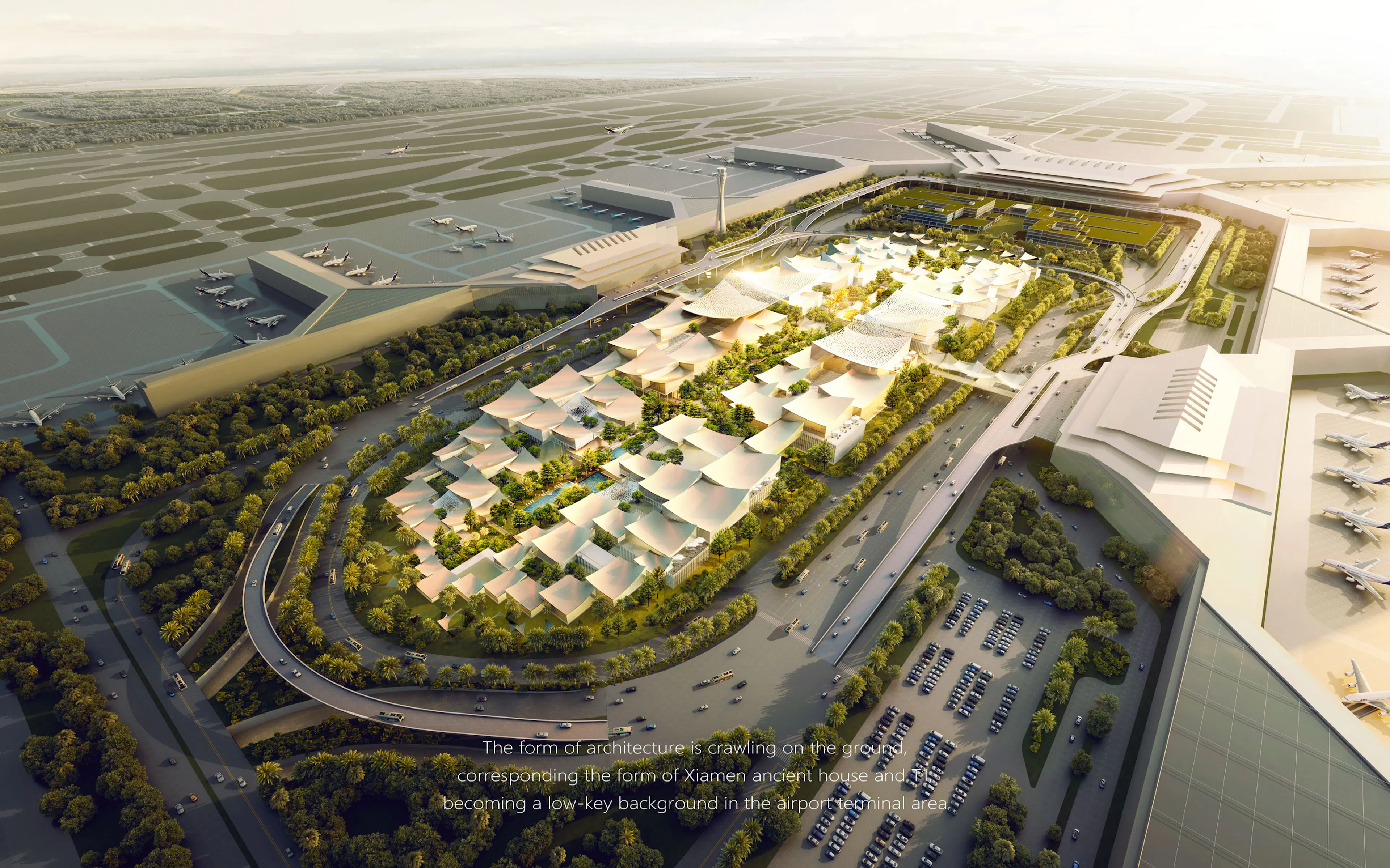 Comprehensive Development of Central Area at Xiamen New Airport