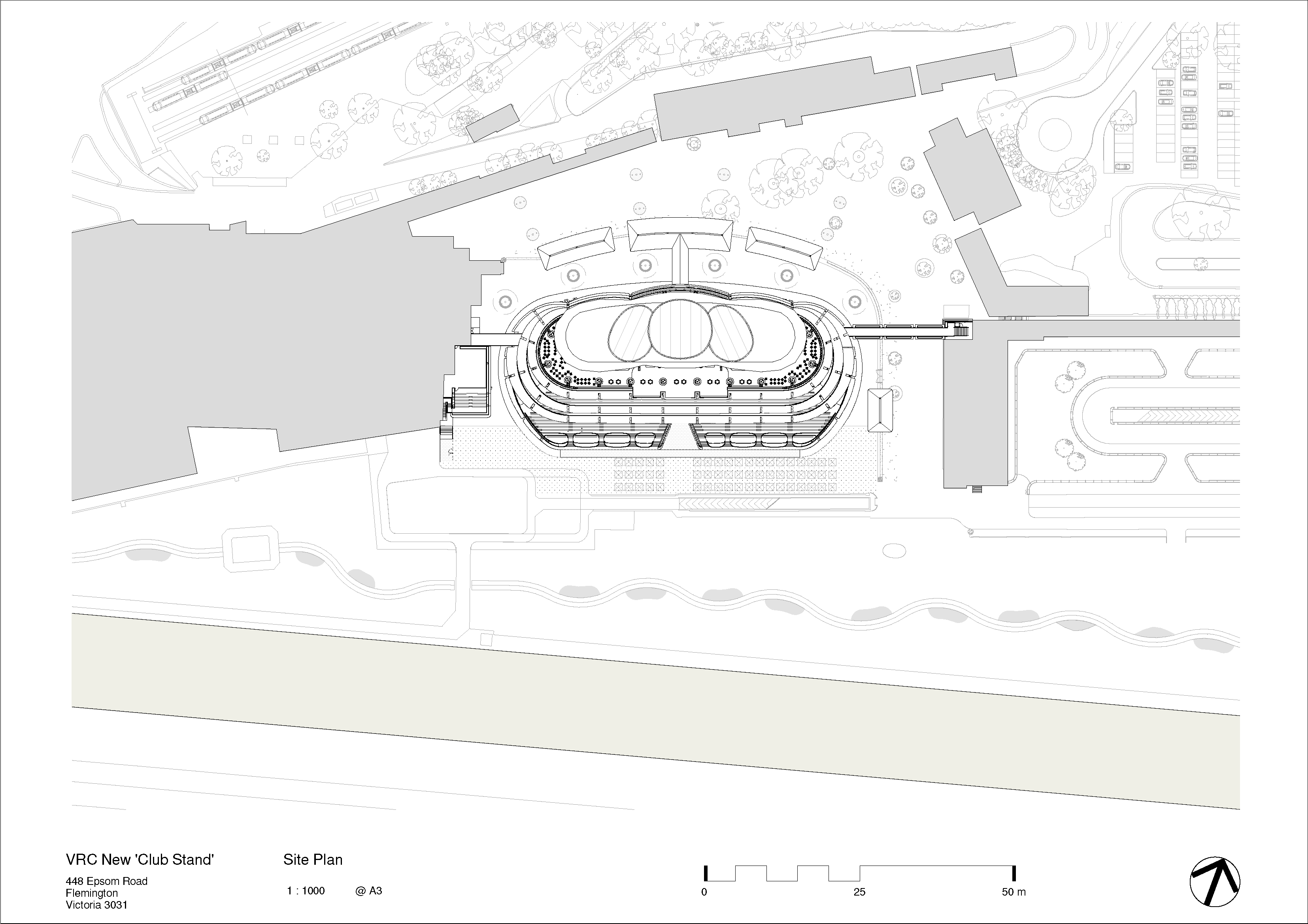 The Club Stand, Victoria Racing Club by Bates Smart - Architizer