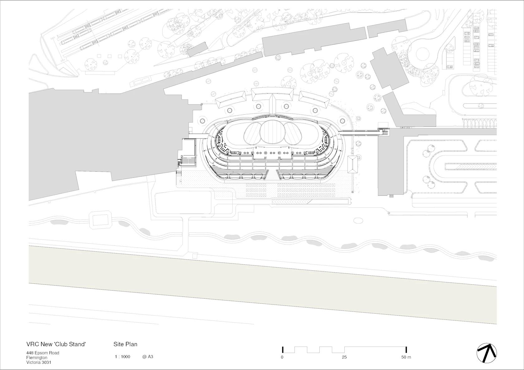 The Club Stand, Victoria Racing Club by Bates Smart - Architizer