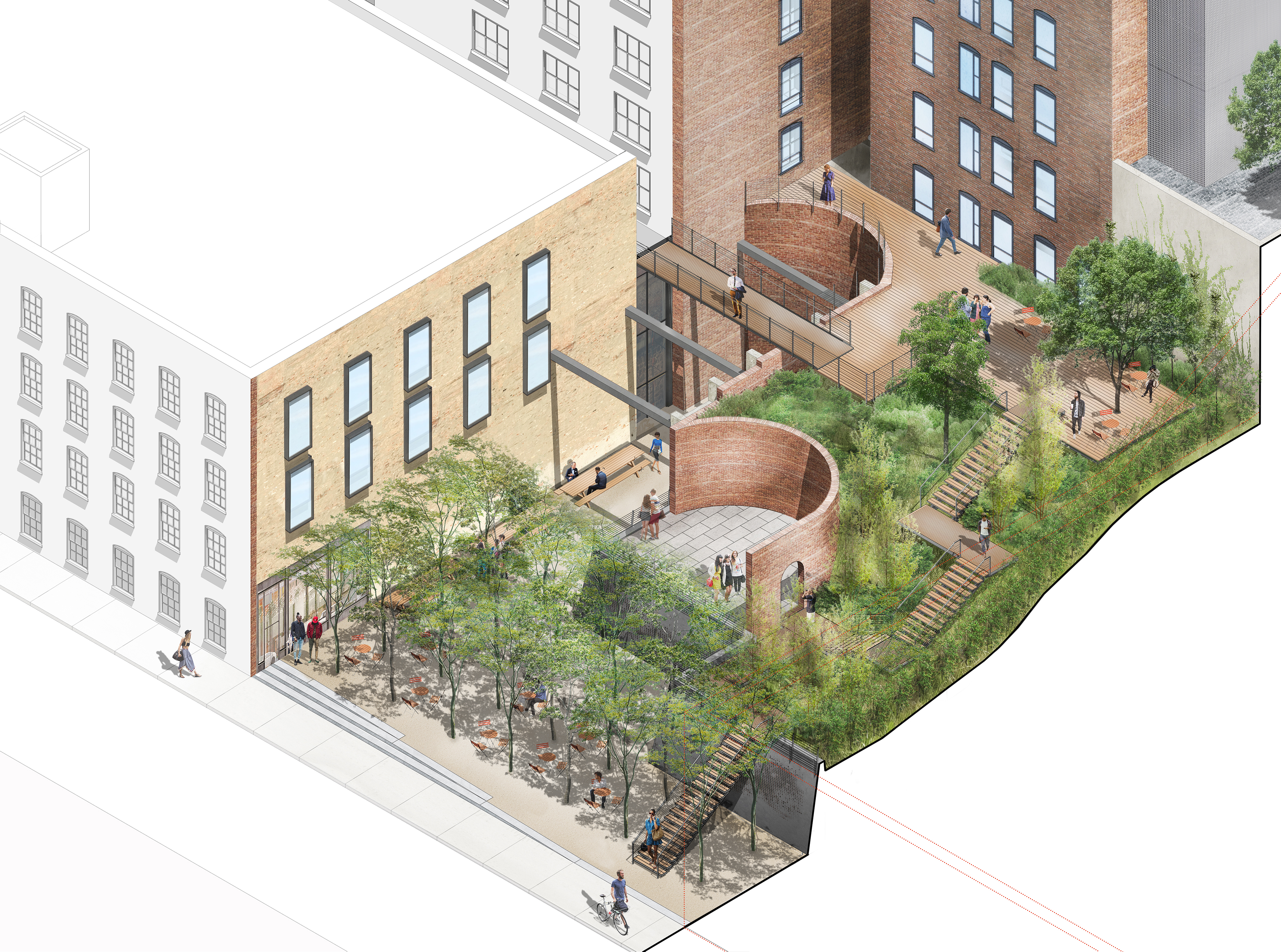 Archipelago Courtyard by terrainnyc Architizer