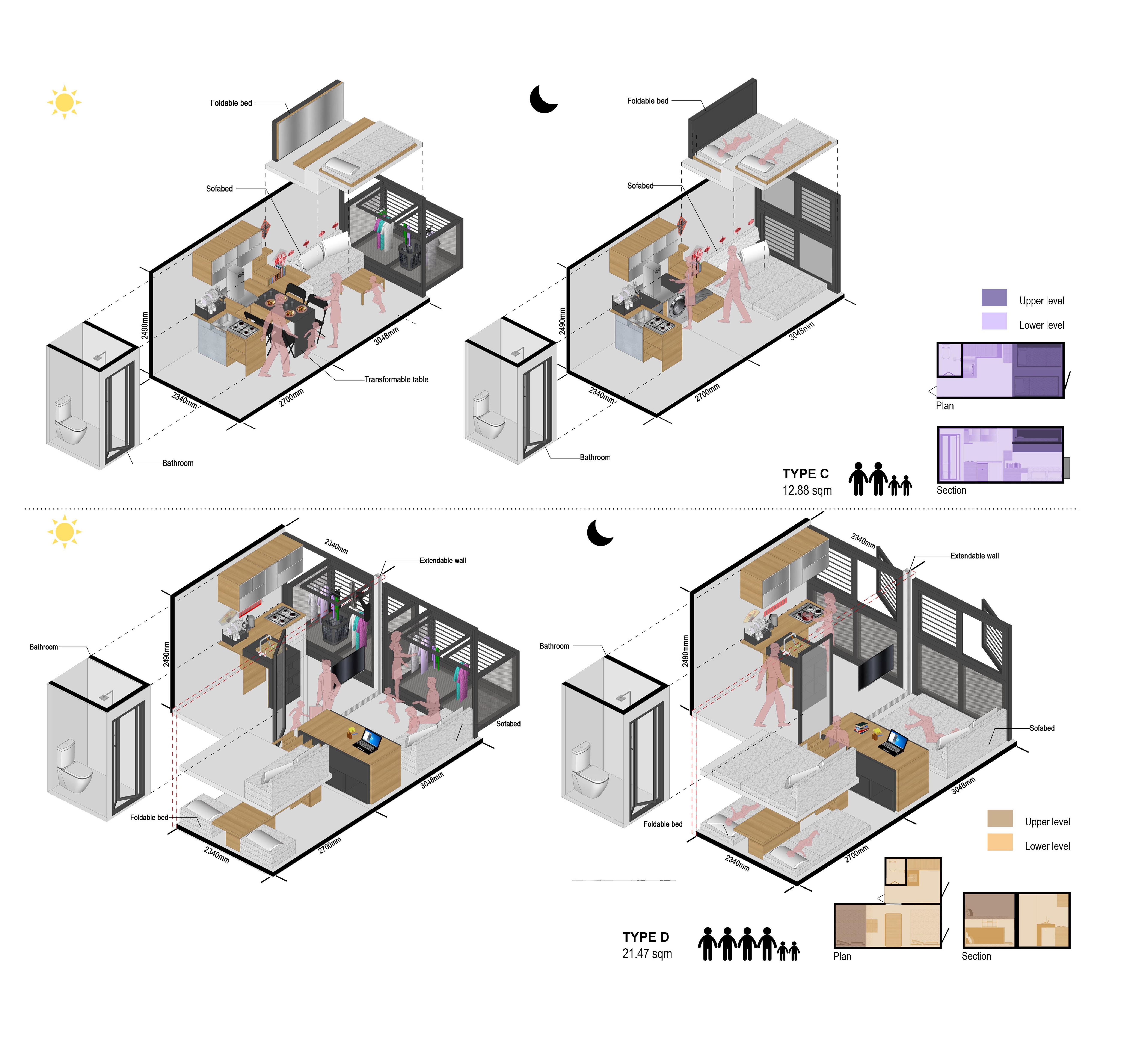 Hong Kong PIxel Housing by O2 Design Atelier - Architizer