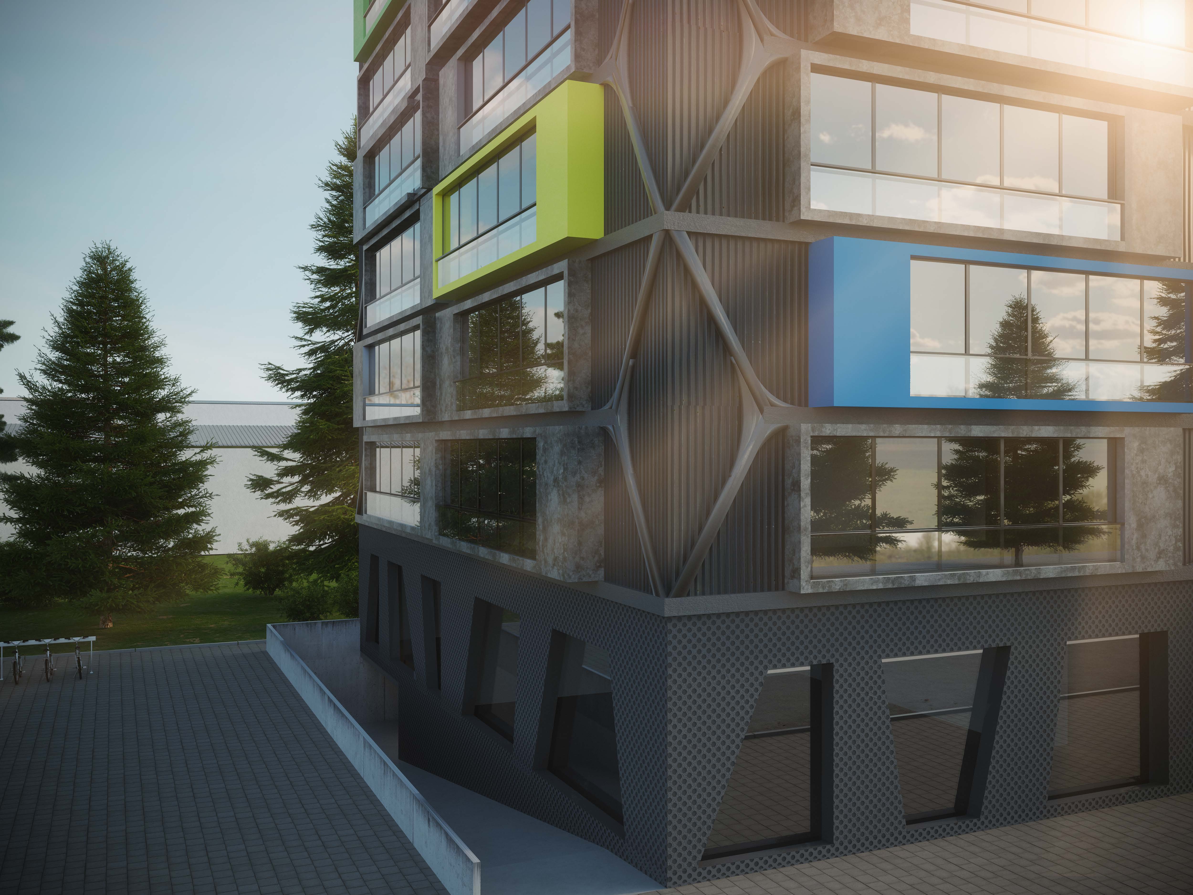 Industrial Park VII (modular design) in Mannheim / Germany / 2022 by