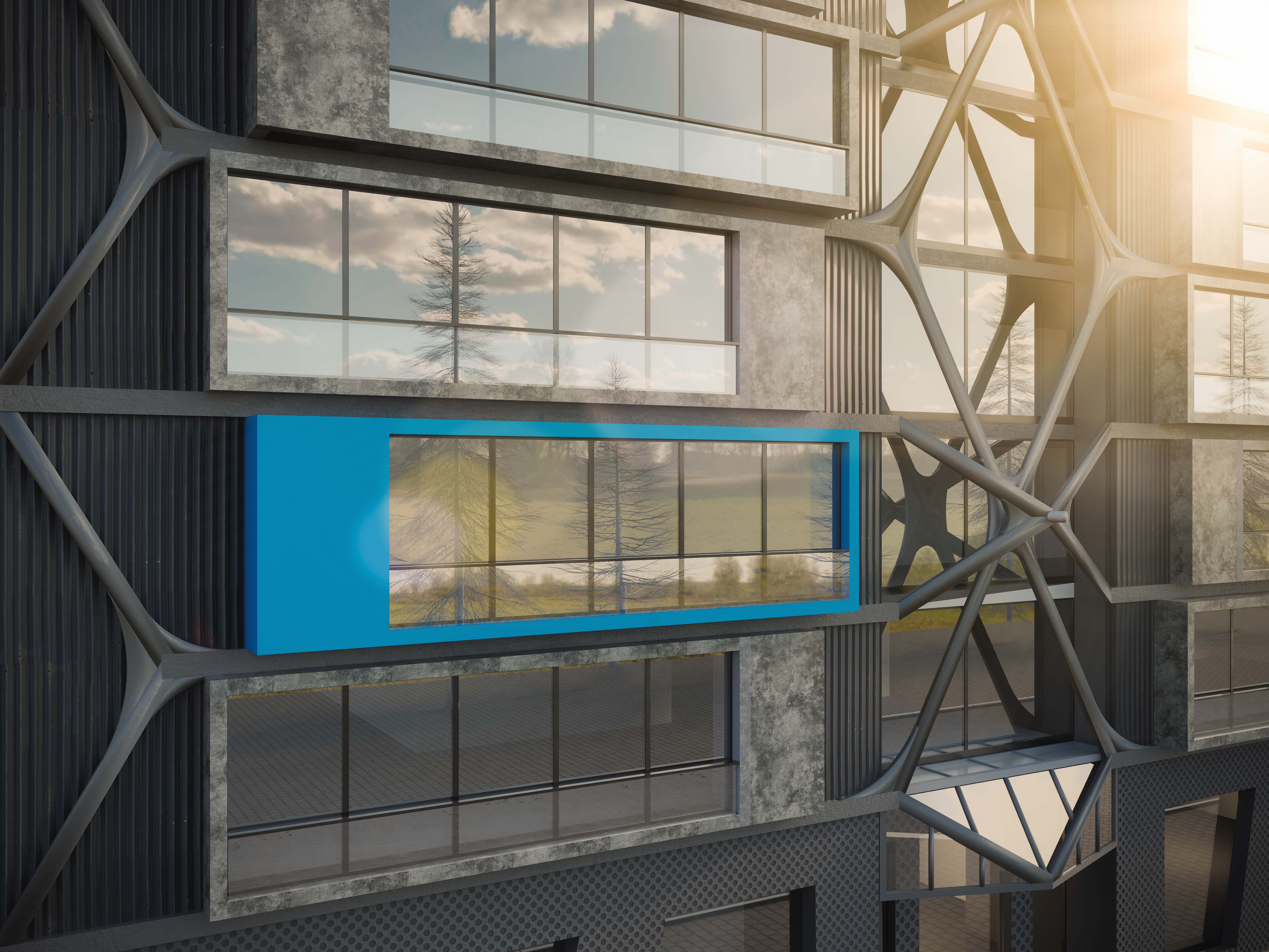 Industrial Park VII (modular design) in Mannheim / Germany / 2022 by