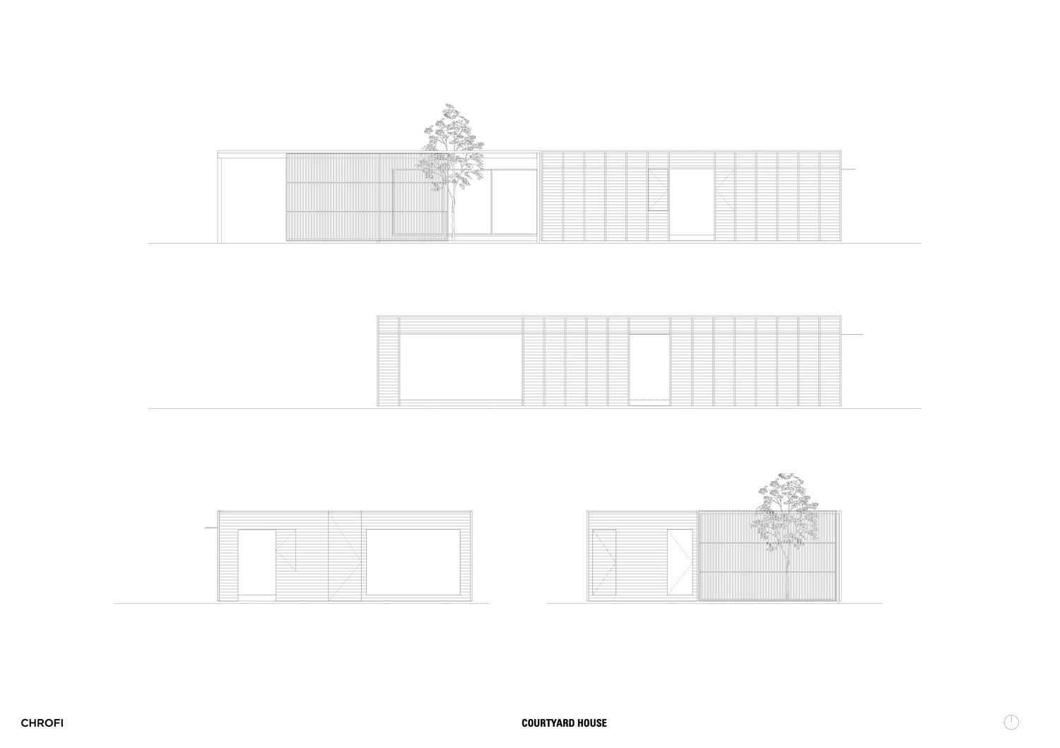 Courtyard House by CHROFI Architizer