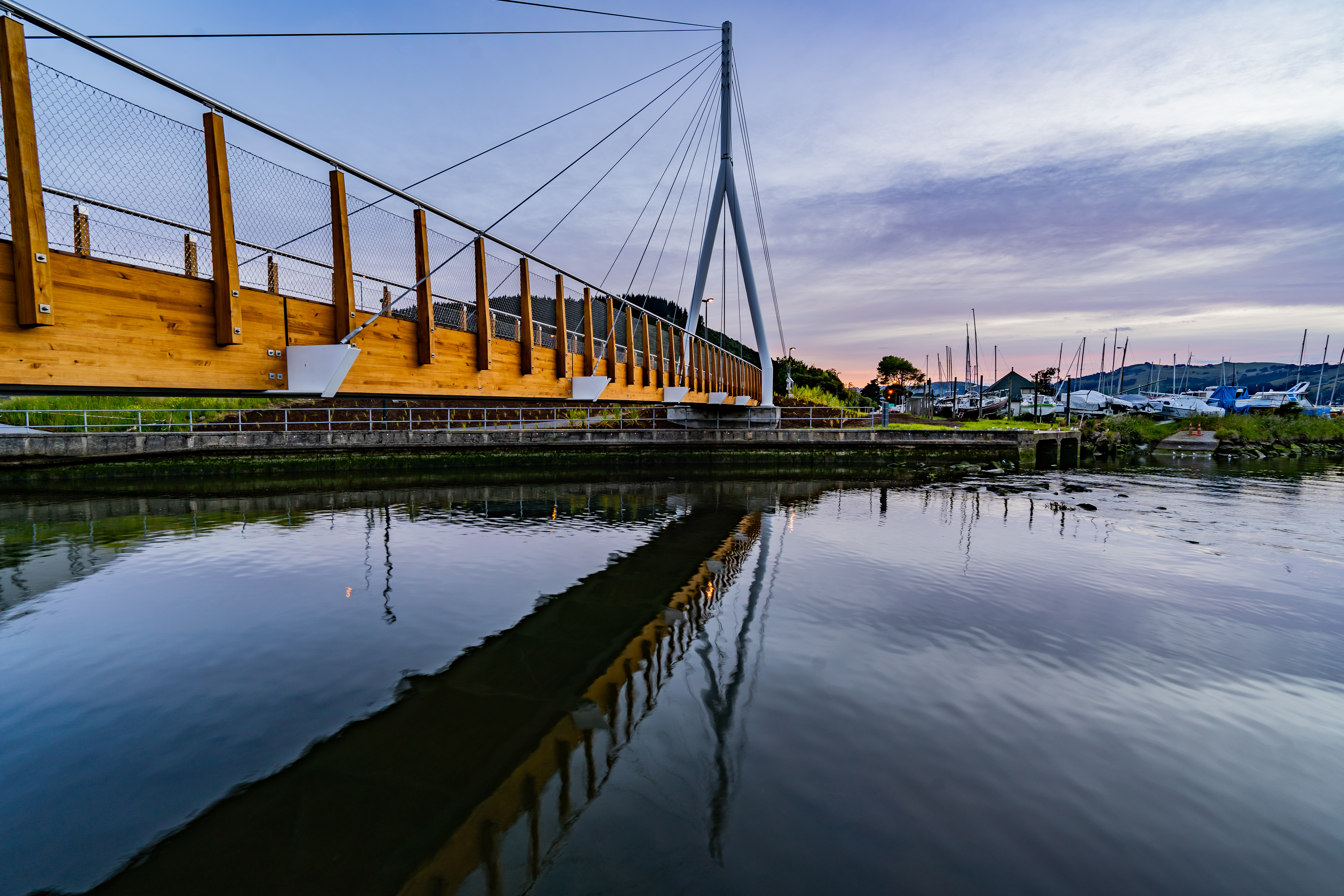 Water of Leith Cable Stayed Footbridge by DC Structures Studio Architizer