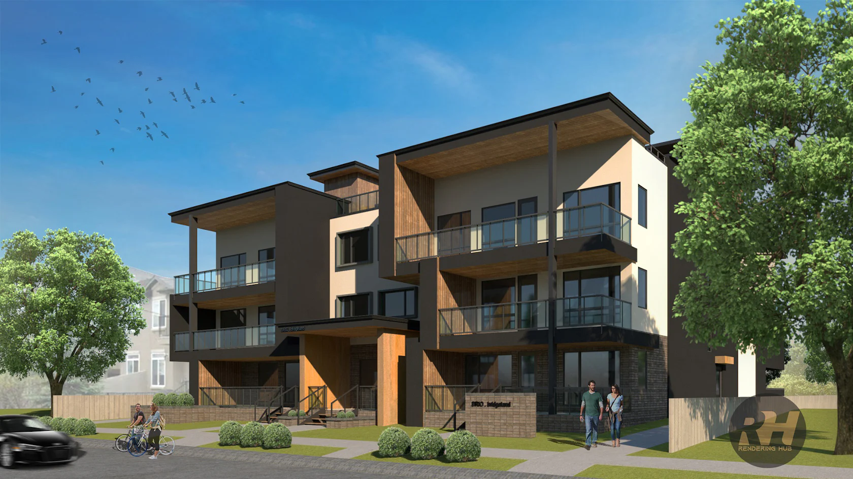 Residential Multi Unit Apartment by Rendering Hub - Architizer