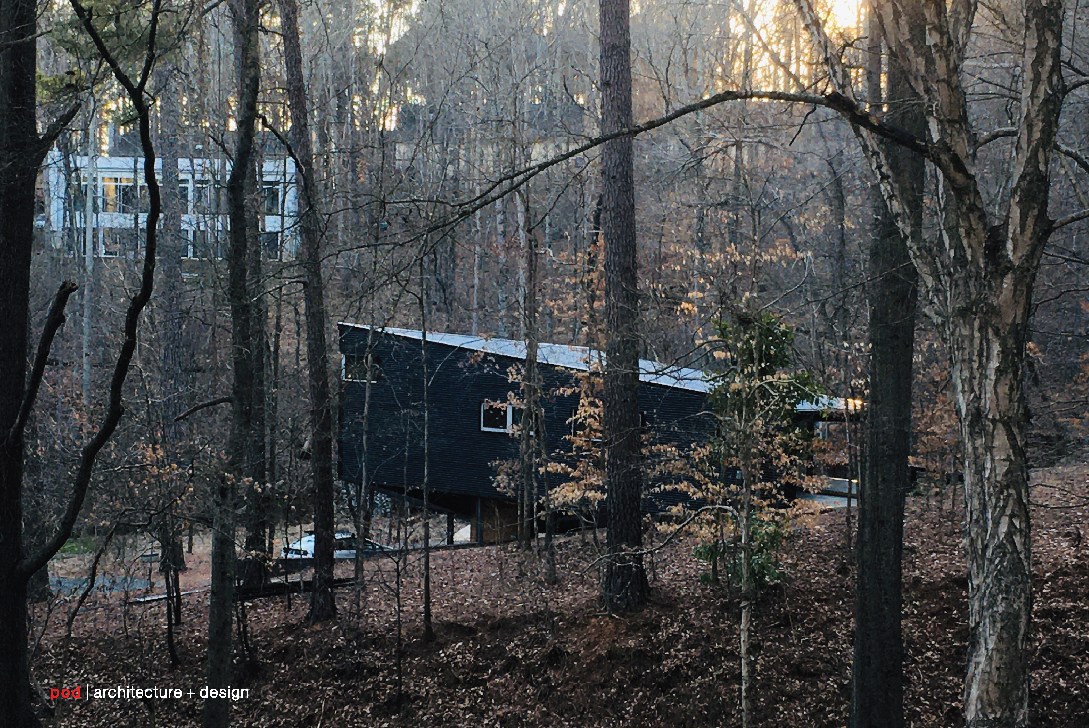 Carrboro Hillside House by pod architecture + design LLC Architizer
