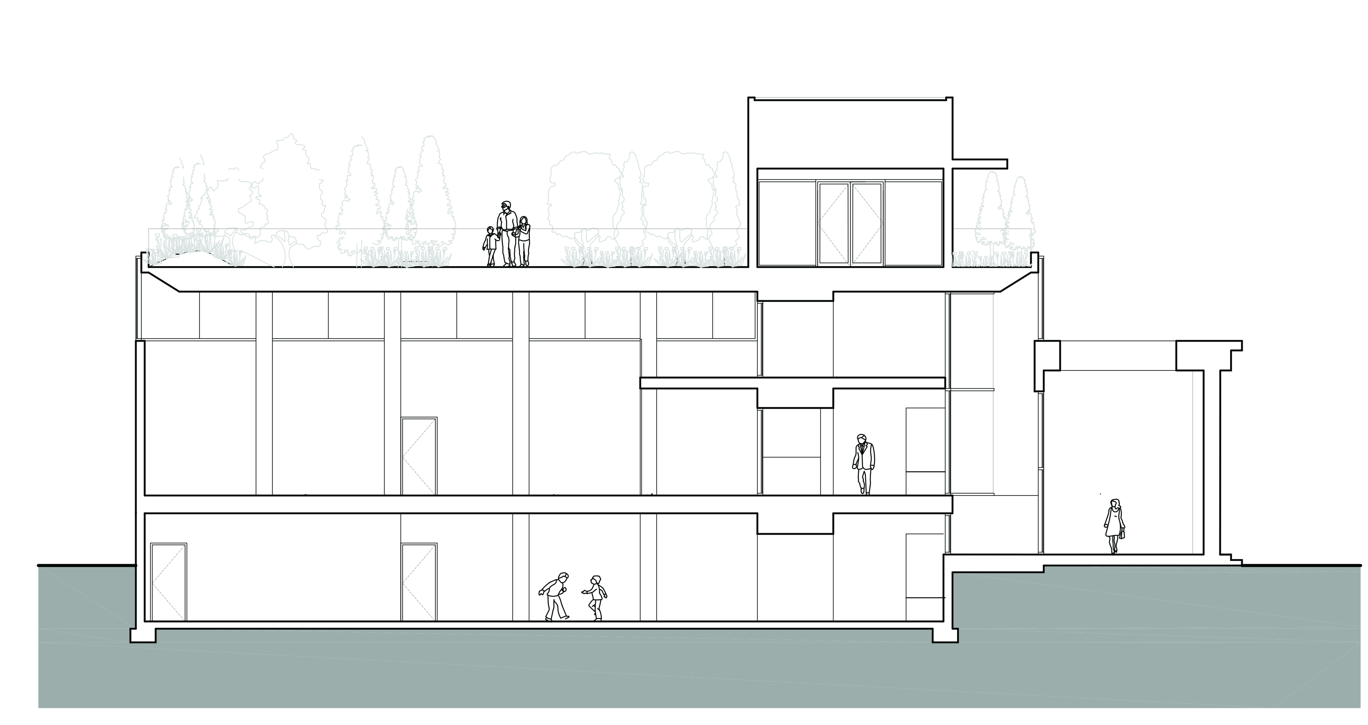 Kings Highway Methodist Church Option 2 by Gary Shoemaker Architects