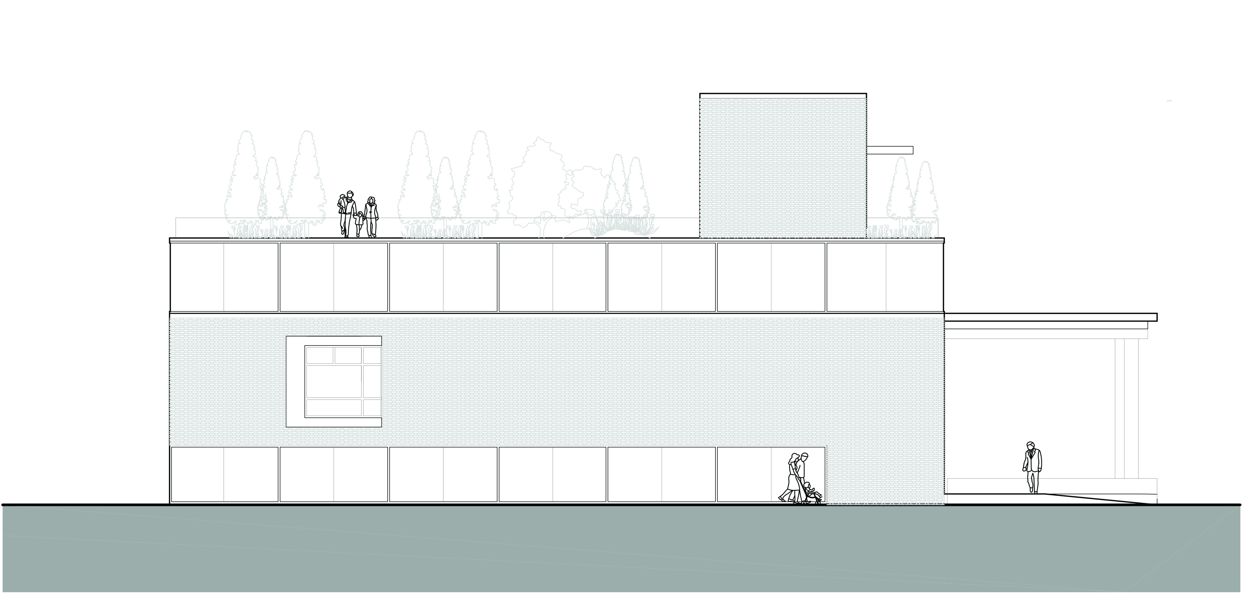 Kings Highway Methodist Church Option 2 by Gary Shoemaker Architects