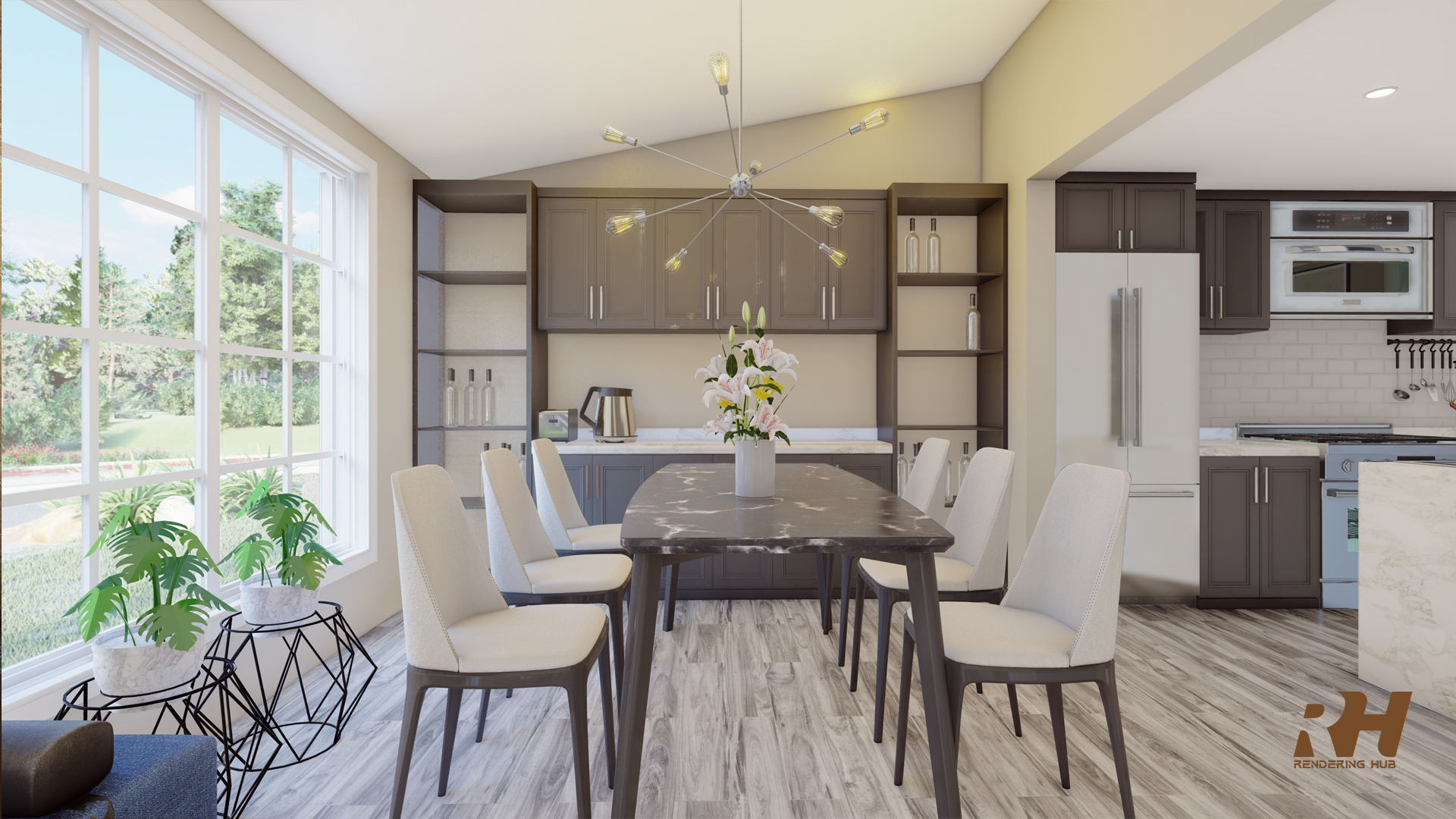 House Interior Rendering by Rendering Hub - Architizer