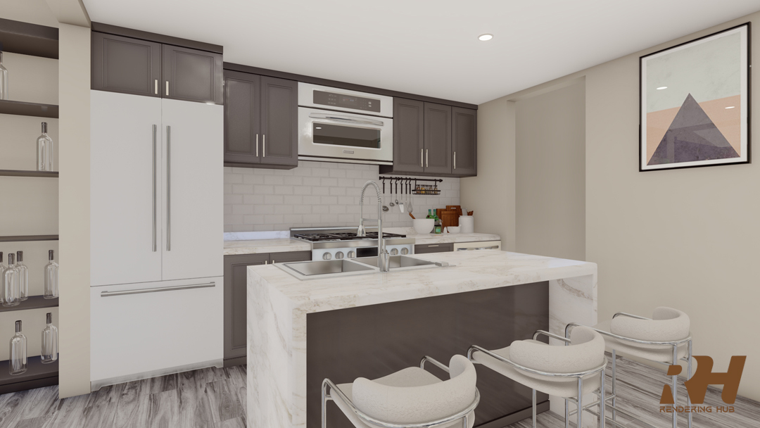 House Interior Rendering by Rendering Hub - Architizer