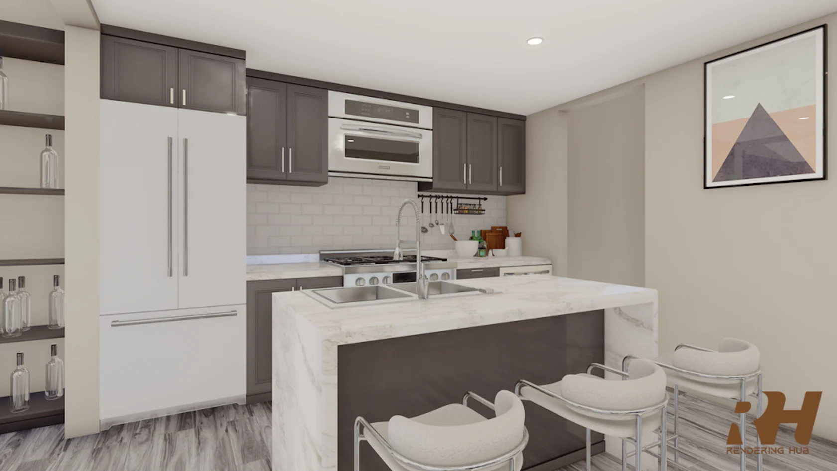 House Interior Rendering by Rendering Hub - Architizer