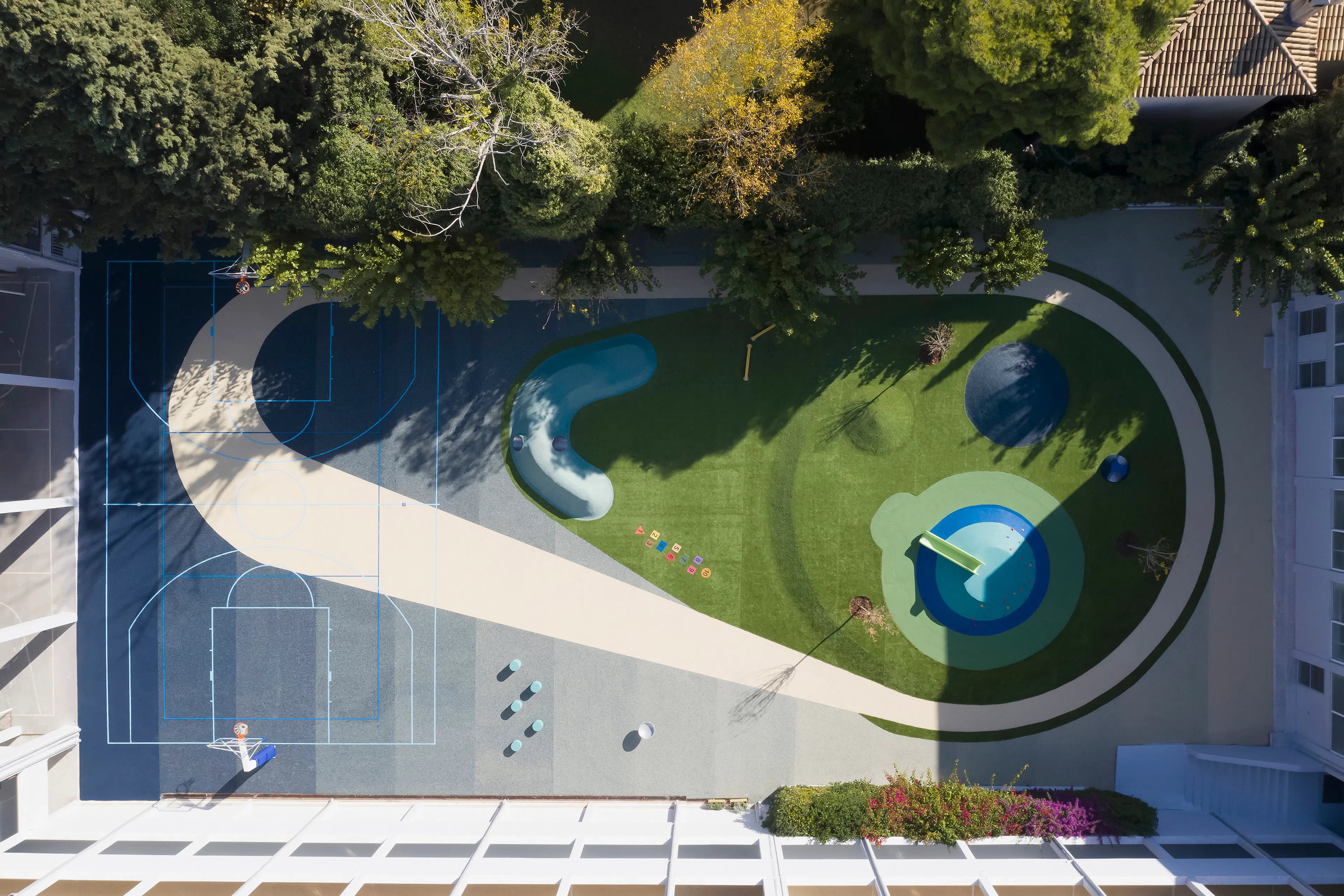 VILLA AIMILIA- High School Facility converts to a contemporary school for kindergarten students